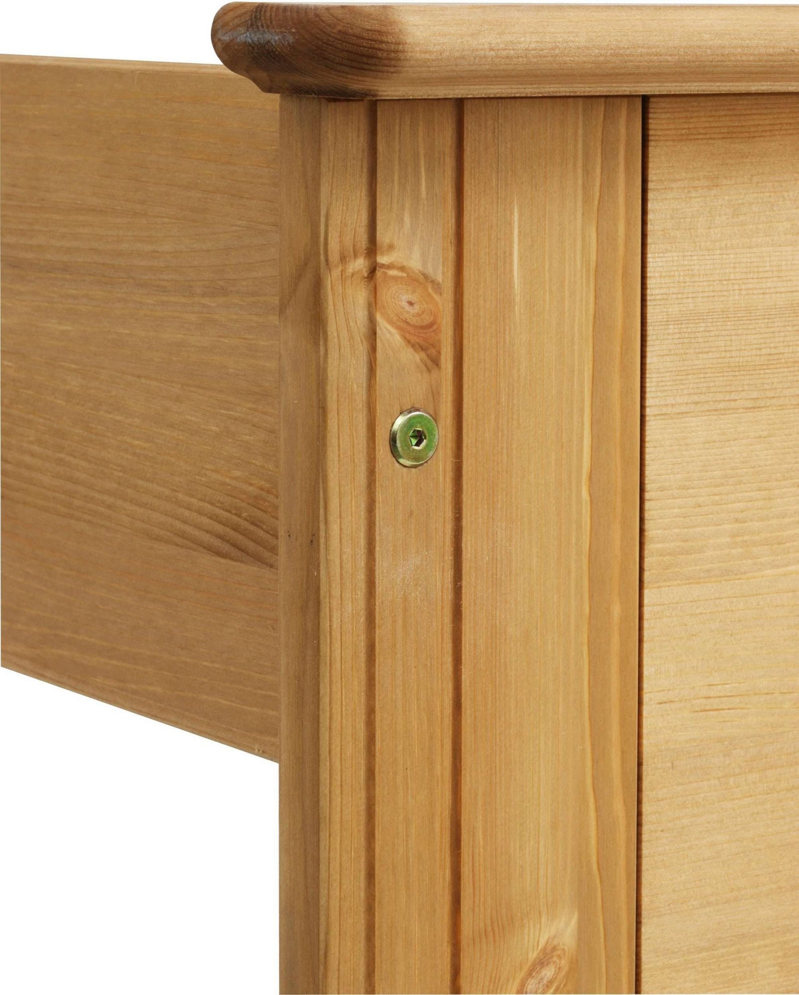 GOODproduct Massivholzbett »Hugo, hohe Belastbarkeit! FSC® zertifiziertes Massivholz, Landhausstil« Breite/Belastbarkeit 180cm/200KG, 140cm/180KG,  Stauraumbett aus massiver Kiefer