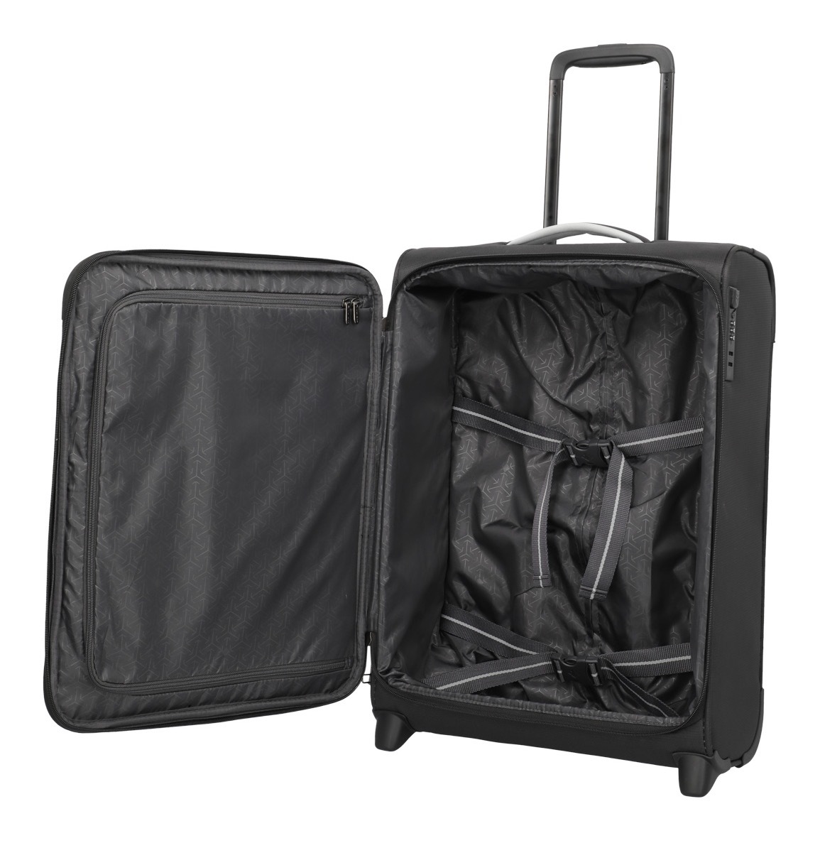 travelite Handgepäck-Trolley »JETPACK Multi Light 2 Cabin Handgepäck Koffer« 41 l 2 Rollen Weichgepäck, passend für Ryanair, Condor und viele gängige Airlines