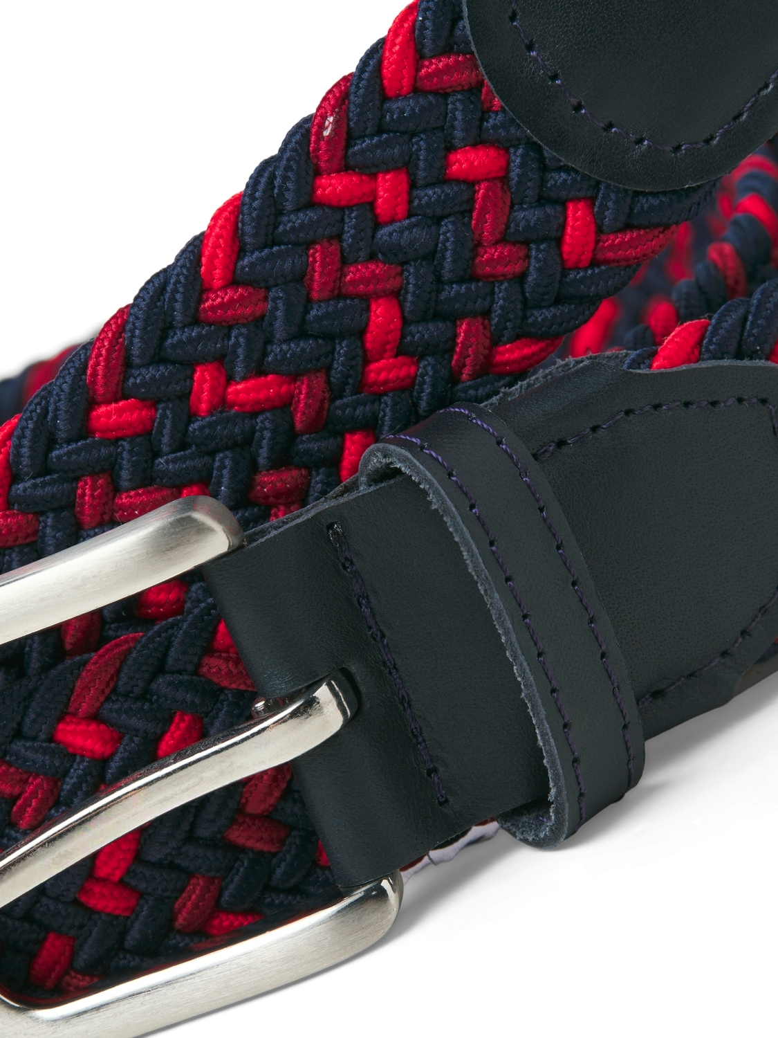 Jack & Jones Stretchgürtel »JACSPRING WOVEN BELT NOOS« mit silberfarbener Schliesse