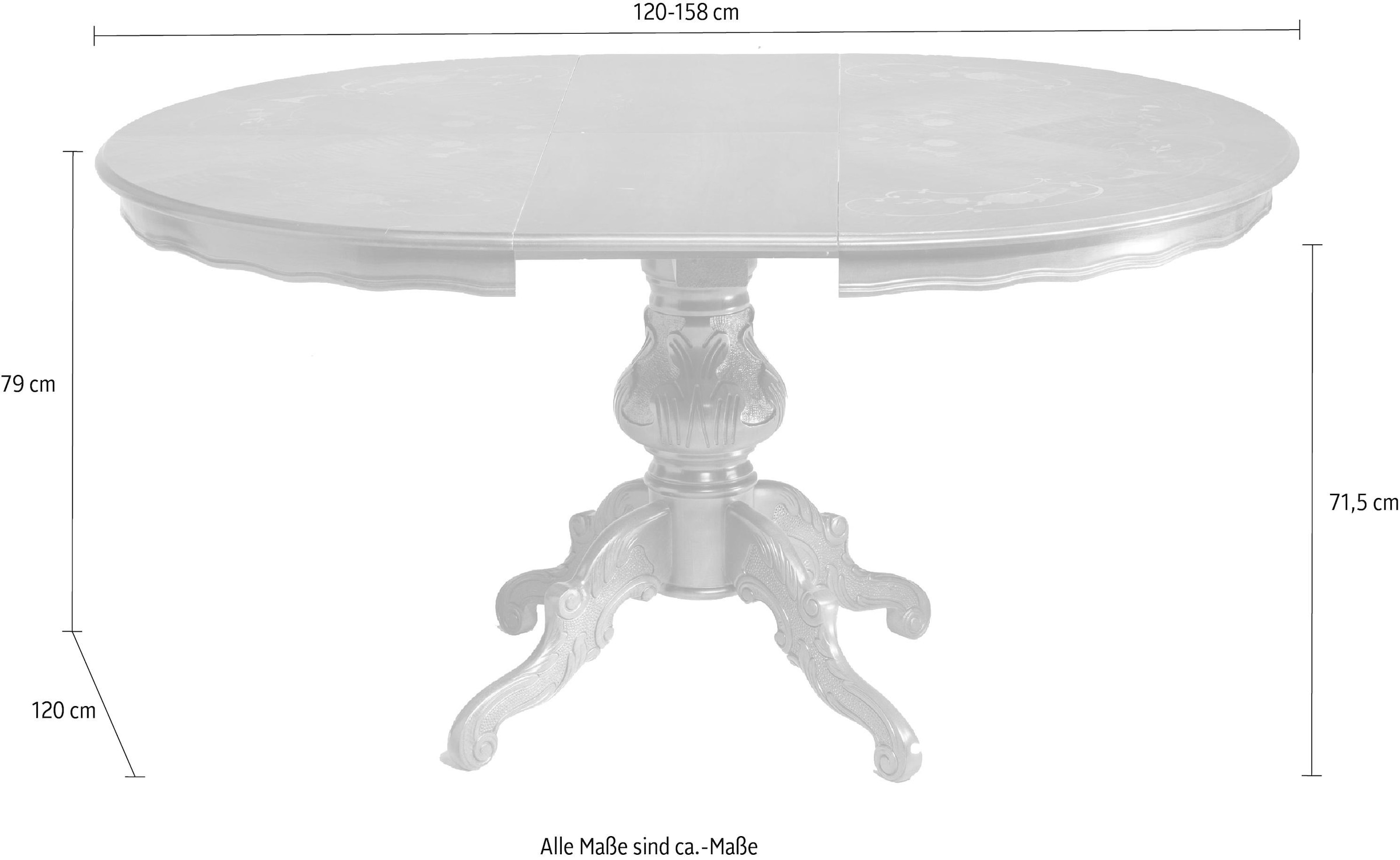 Home affaire Esstisch »MICHELANGELO 909« Breite 120 cm