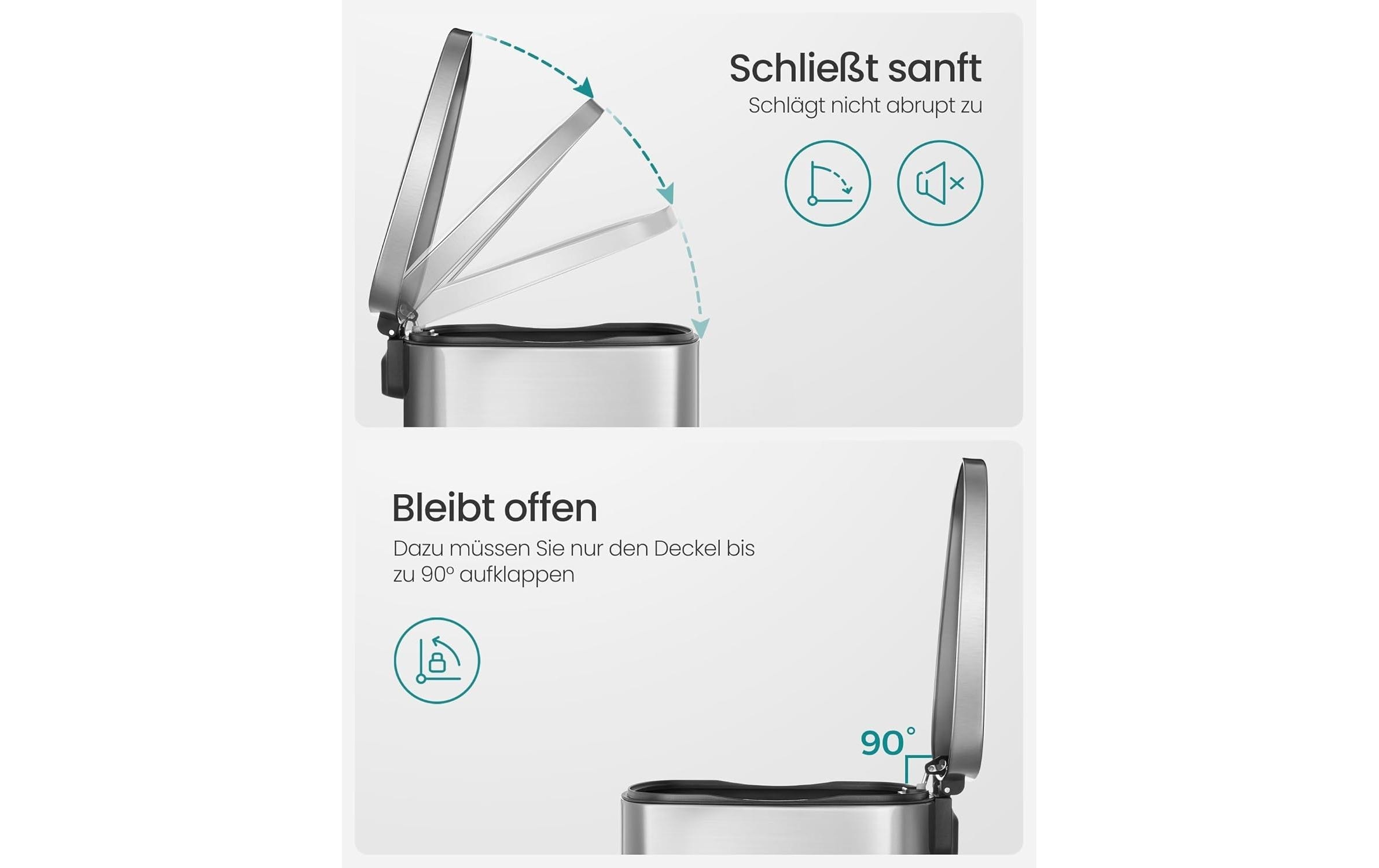 SONGMICS Mülleimer »50 l« 1 Behälter