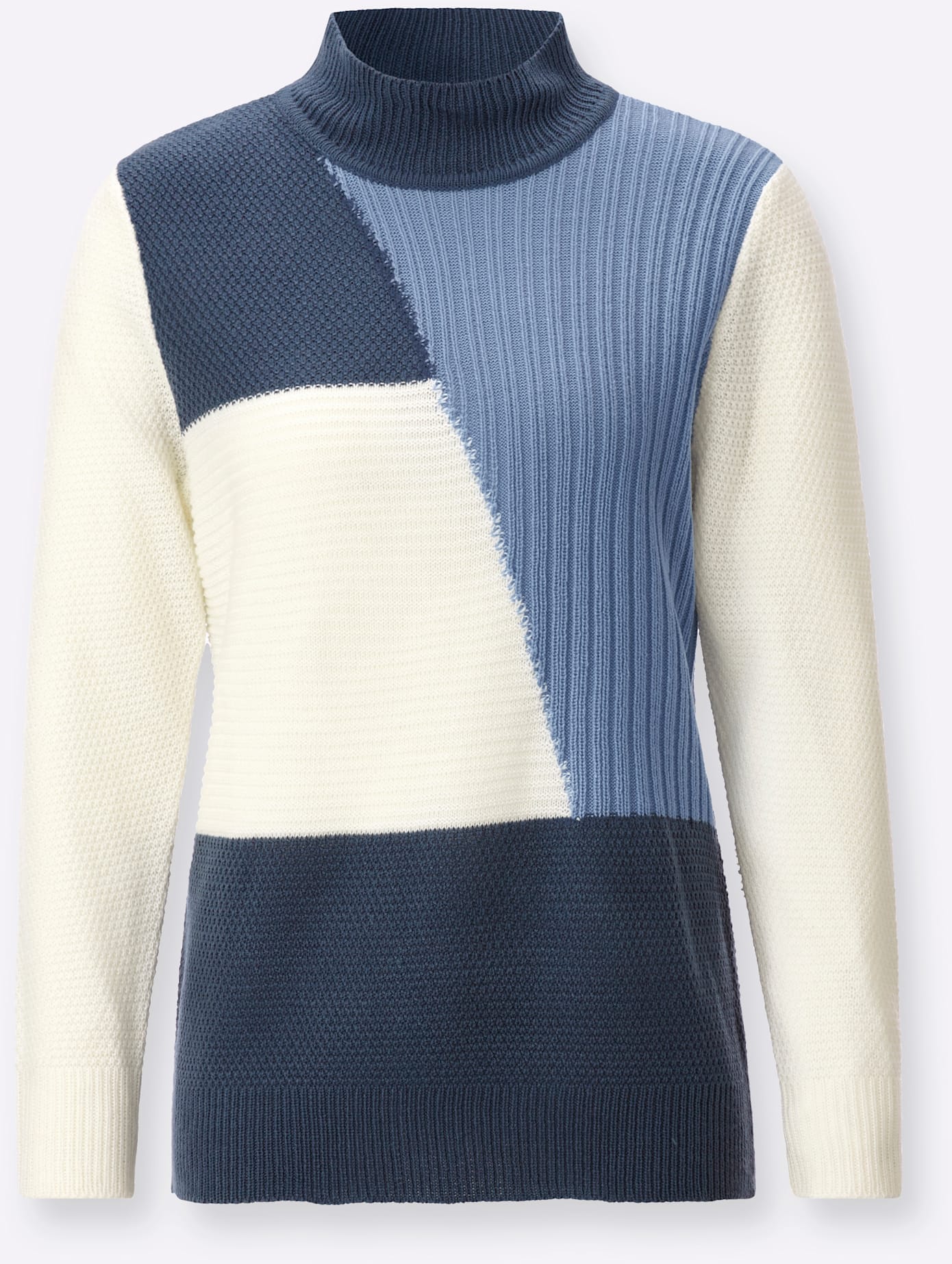 Classic Basics Pull à col montant »Stehkragen-Pullover«