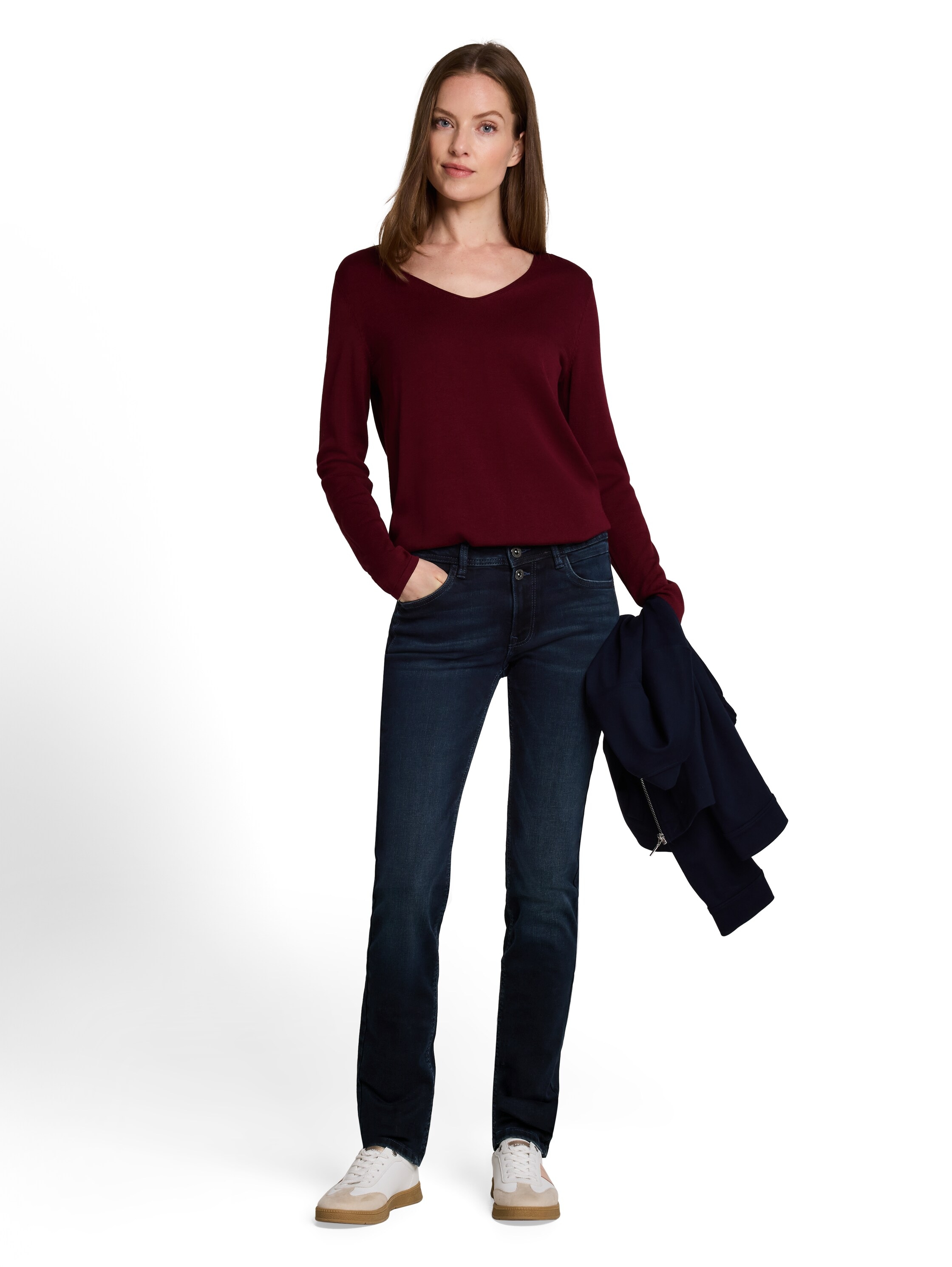 TOM TAILOR Straight-Jeans »LIVA Straight« mit Stretch