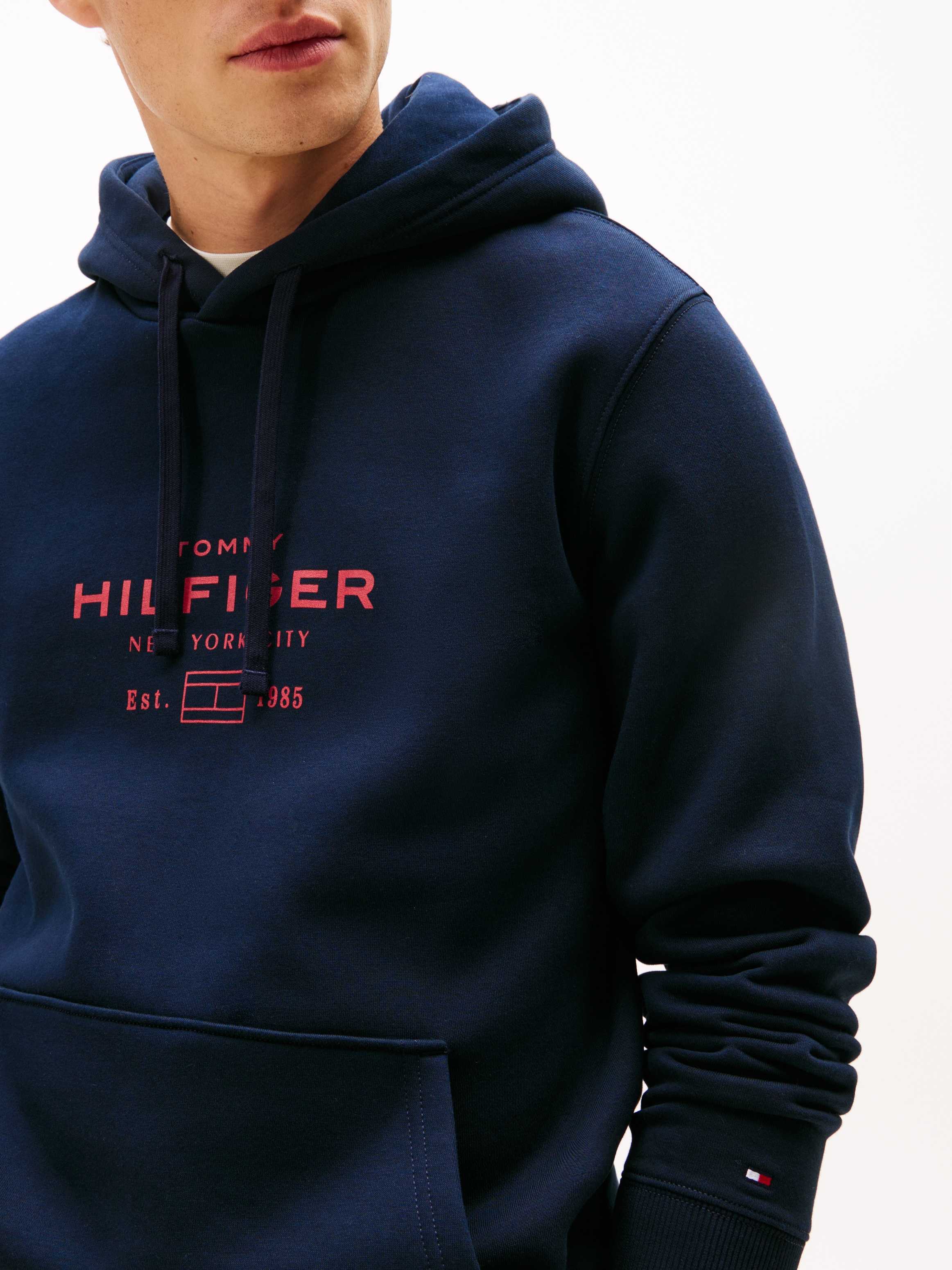 Tommy Hilfiger Sweat à capuche »OVAL GRAPHIC HOODIE«, Regular fit
