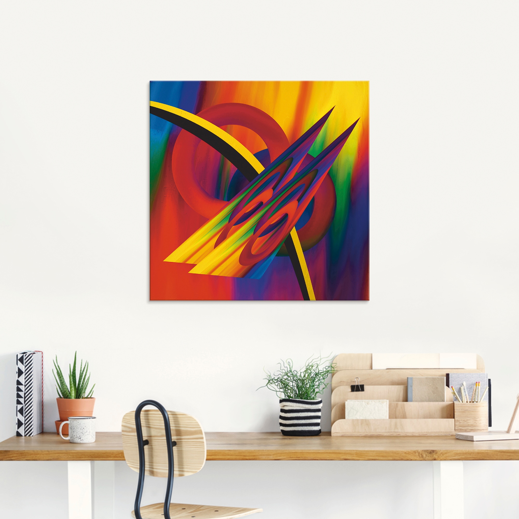 Artland Tableau en verre »Modern Bunt« 1 cuis tlg. in verschiedenen Grössen