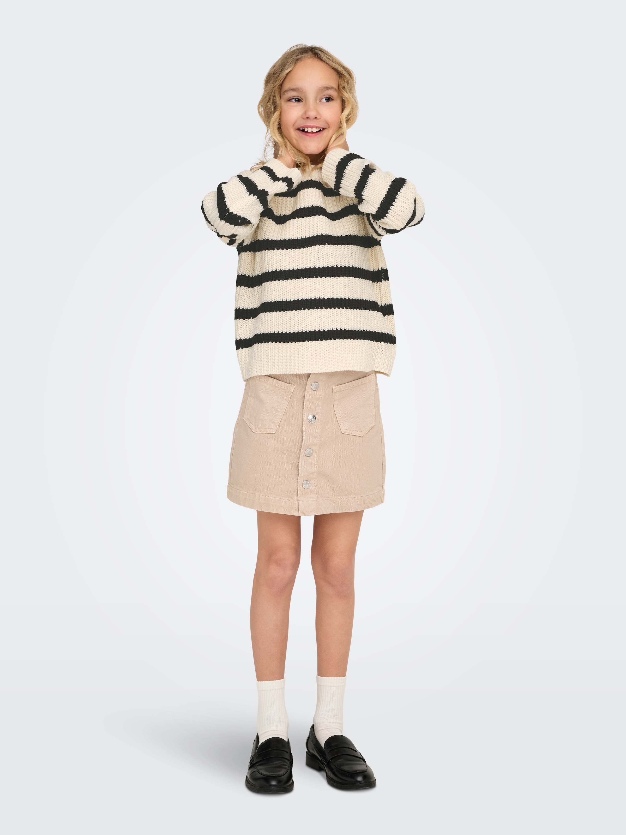 KIDS ONLY Pull en tricot »KOGJUSTY L/S STRIPE PULLOVER KNT NOOS«