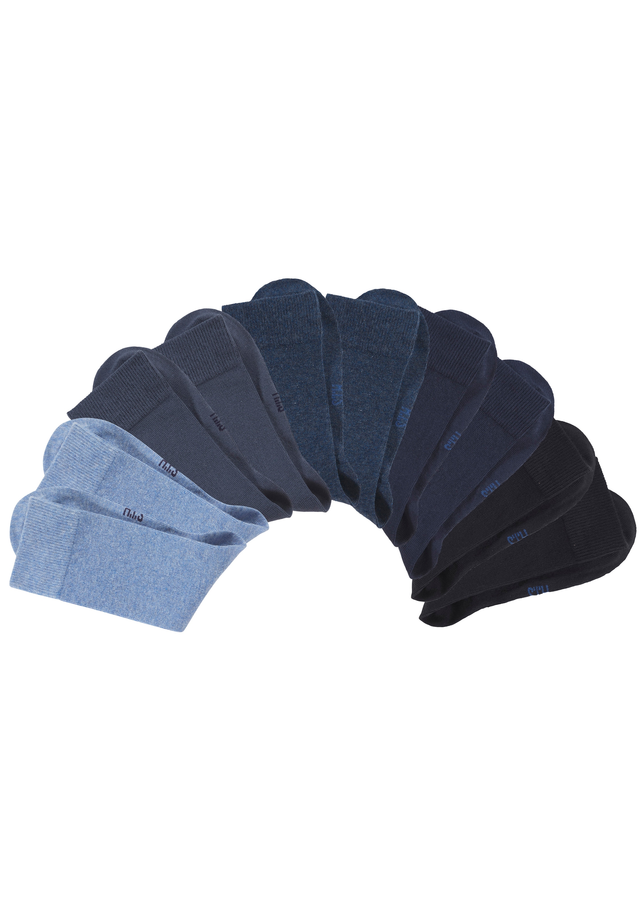 H.I.S Basicsocken Packung, 20 Paar tlg. zwei Längen im Kombi Pack