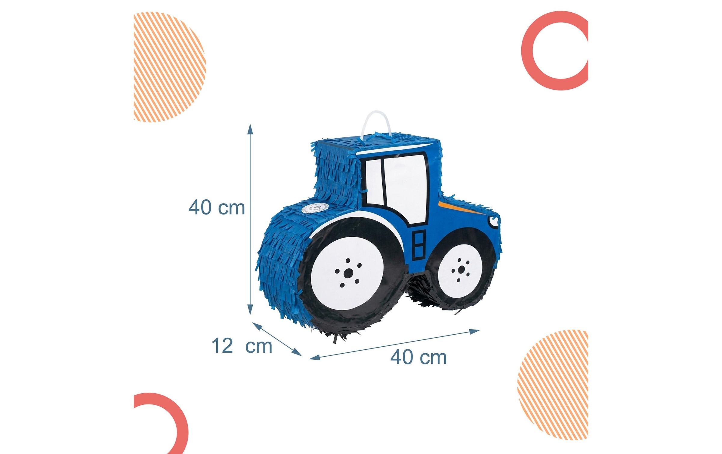relaxdays Pinata »Traktor Traktor«