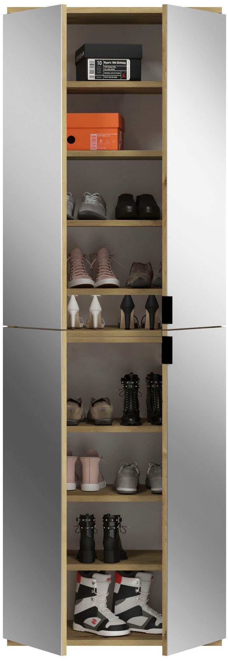 INOSIGN Garderoben-Set »Trondheim, Breite 213 cm, 6-teilig, bestehend aus:« Set, 5 Stk. tlg.