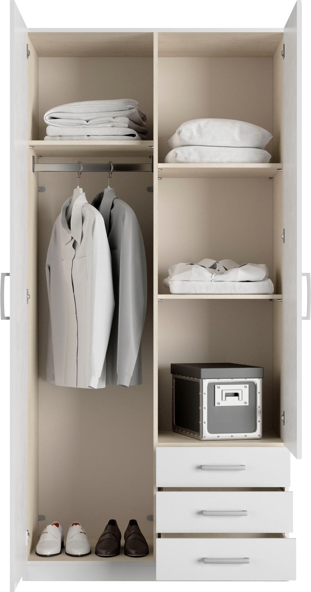 priess Armoires à vêtements »Amsterdam« mit oder ohne LED-Beleuchtung