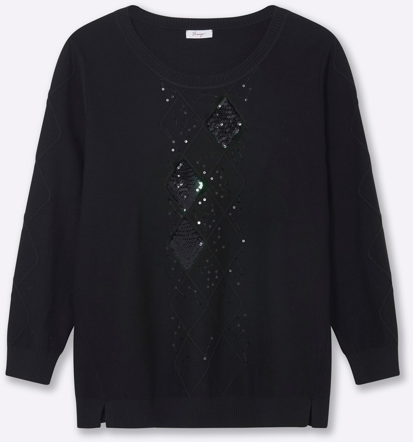 Sheego Rundhalspullover »Pullover«
