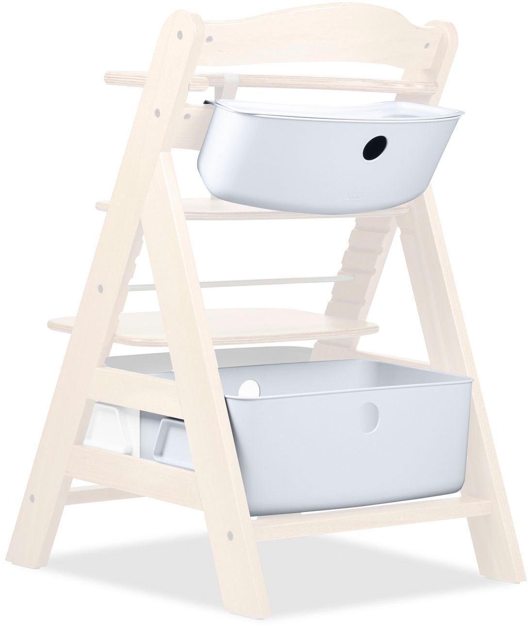 Hauck Aufbewahrungsbox »Alpha Box Set, white« für Hochstühle