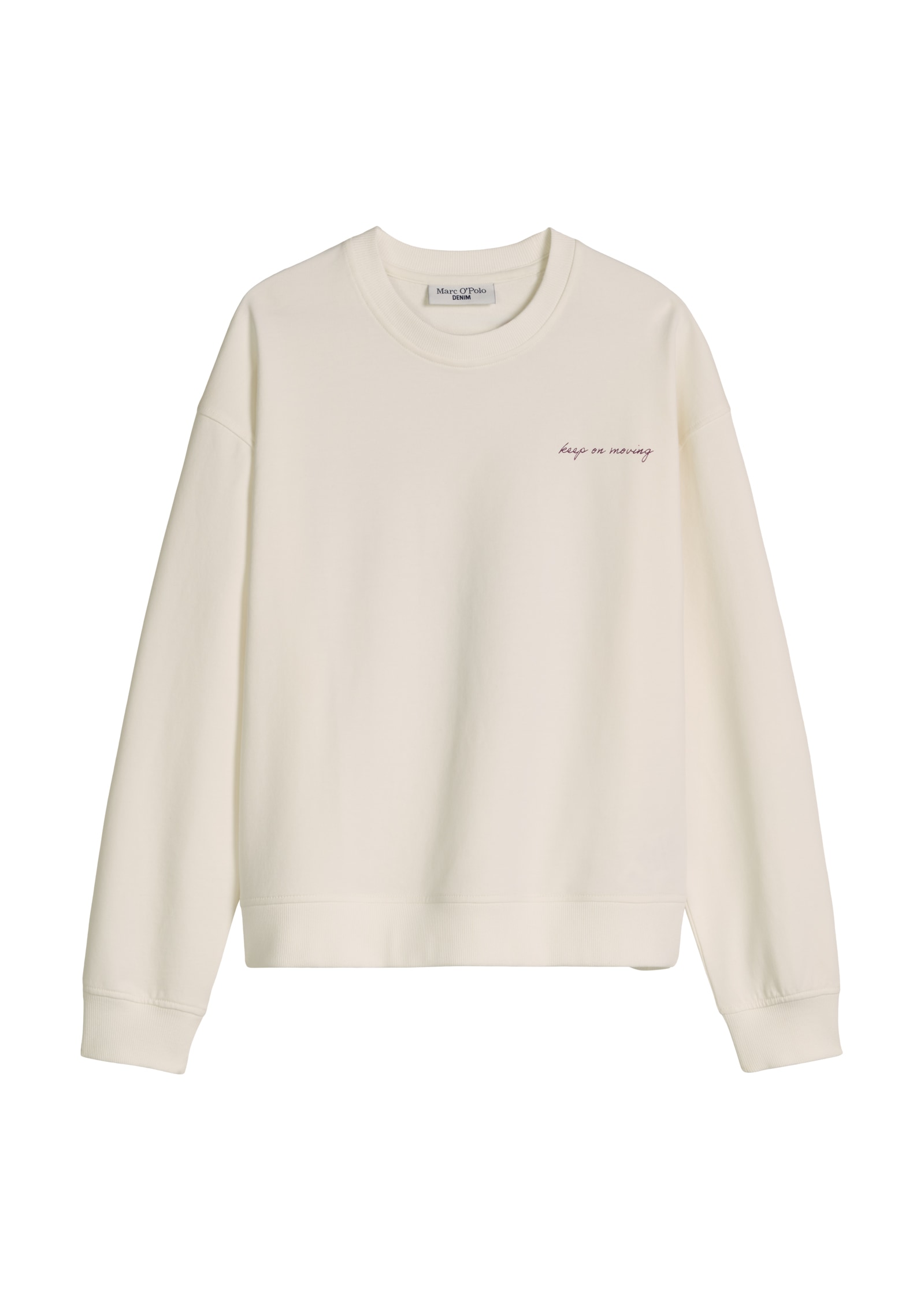 Marc O'Polo DENIM Sweat-shirt , oversize avec imprimé dos marqué
