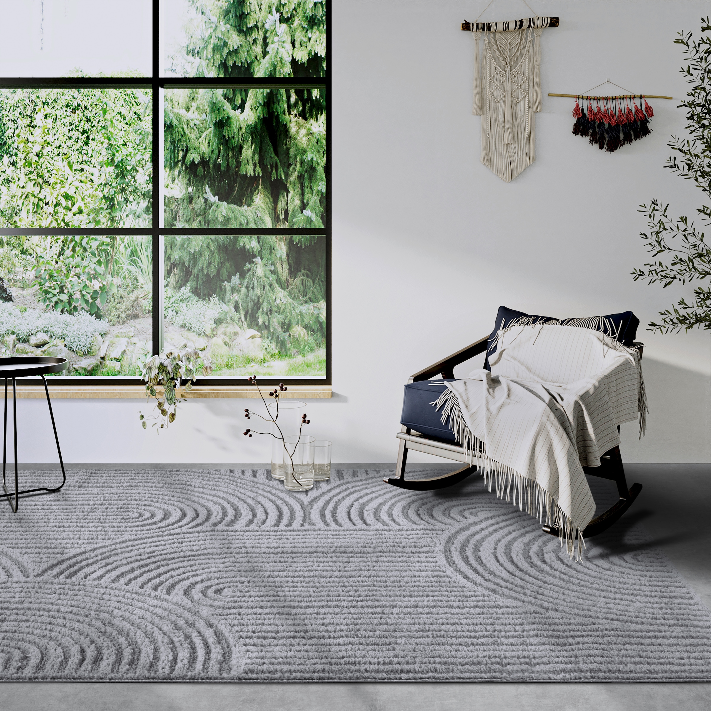 ELLE DECORATION Tapis design »Chappe« Rectangulaire 18 mm Höhe shaggy, coureur, moelleux, doux, poils longs, moderne, effet relief