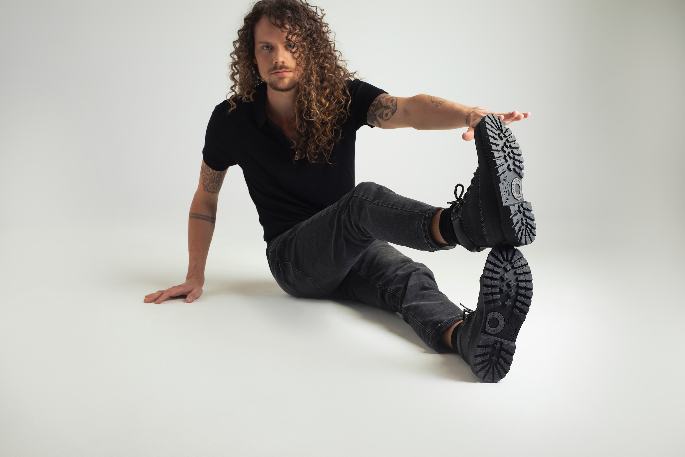 Dockers by Gerli Bottes d'hiver  worker boots, bottines à lacets avec talon bloc