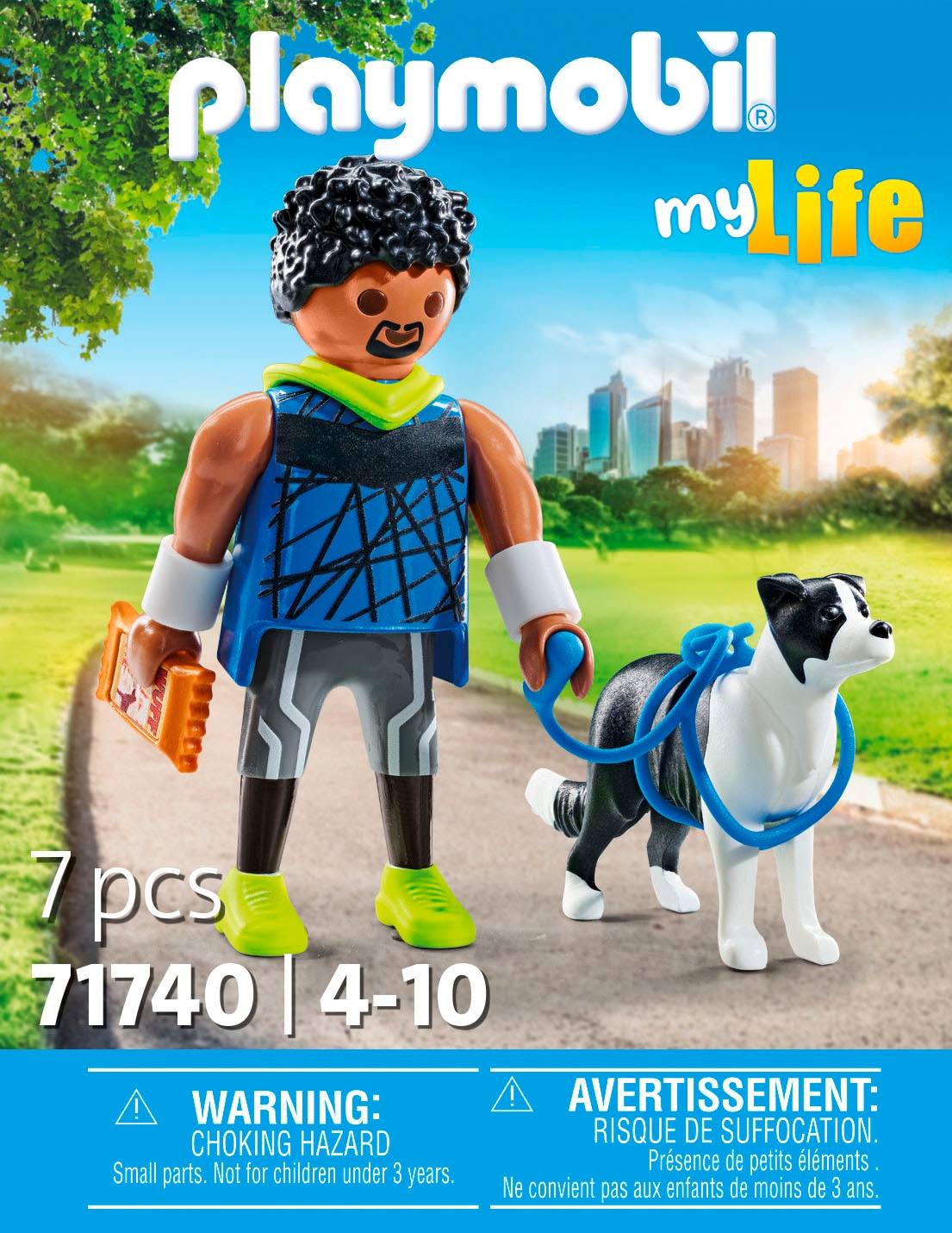 Playmobil® Jeu de construction »Jogger mit Border Collie (71740), Playmobil My Life«