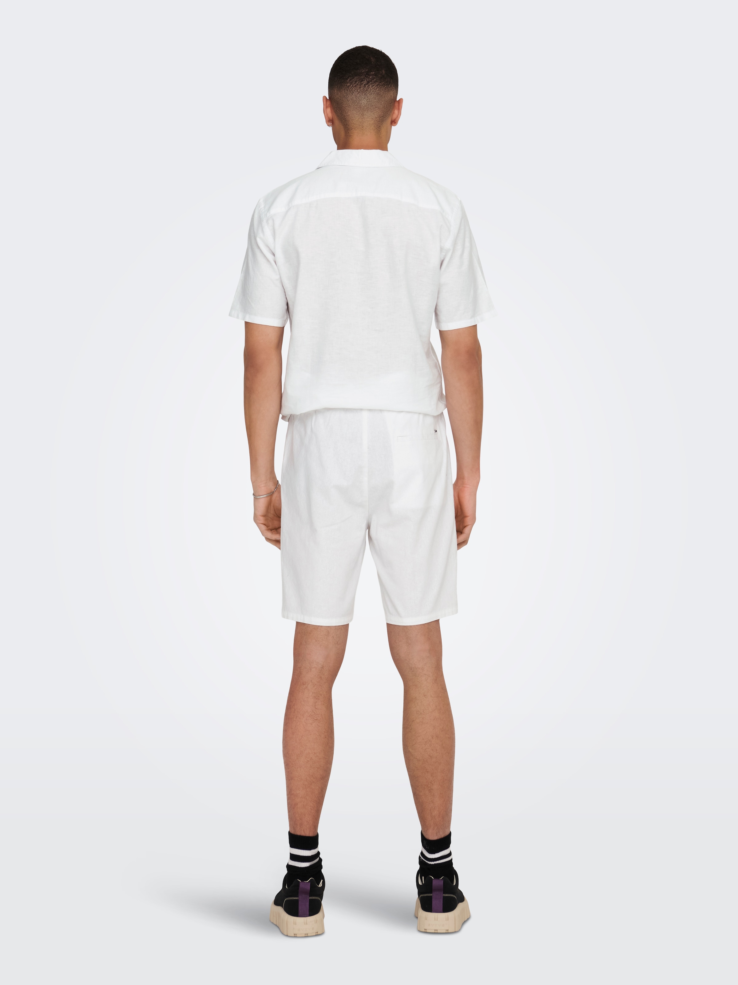 ONLY & SONS Shorts »ONSLINUS 0007 COT LIN SHORTS NOOS«