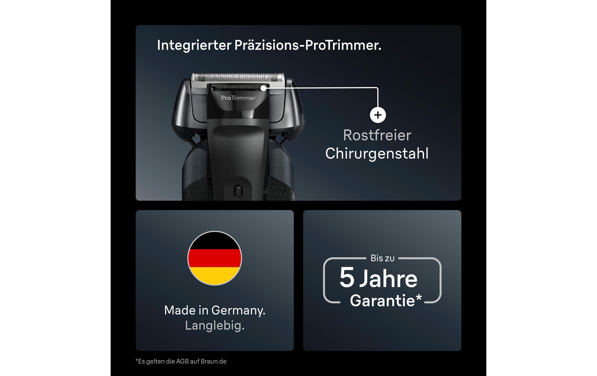 Braun Elektrogesichtshaarentferner »Series 8 8663CC« Reinigungsstation