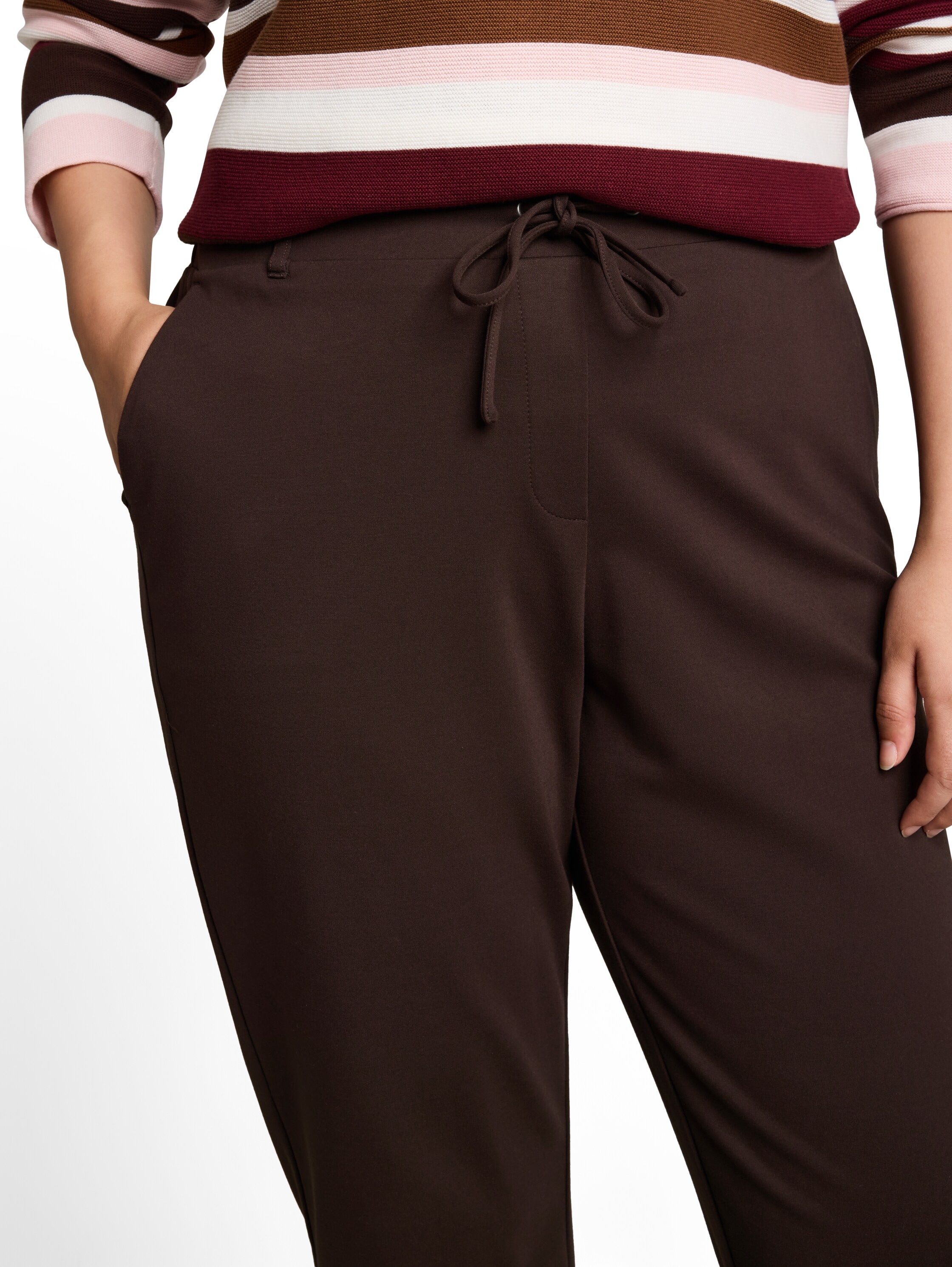 TOM TAILOR PLUS Pantalon en jersey  avec stretch, aussi en grandes tailles