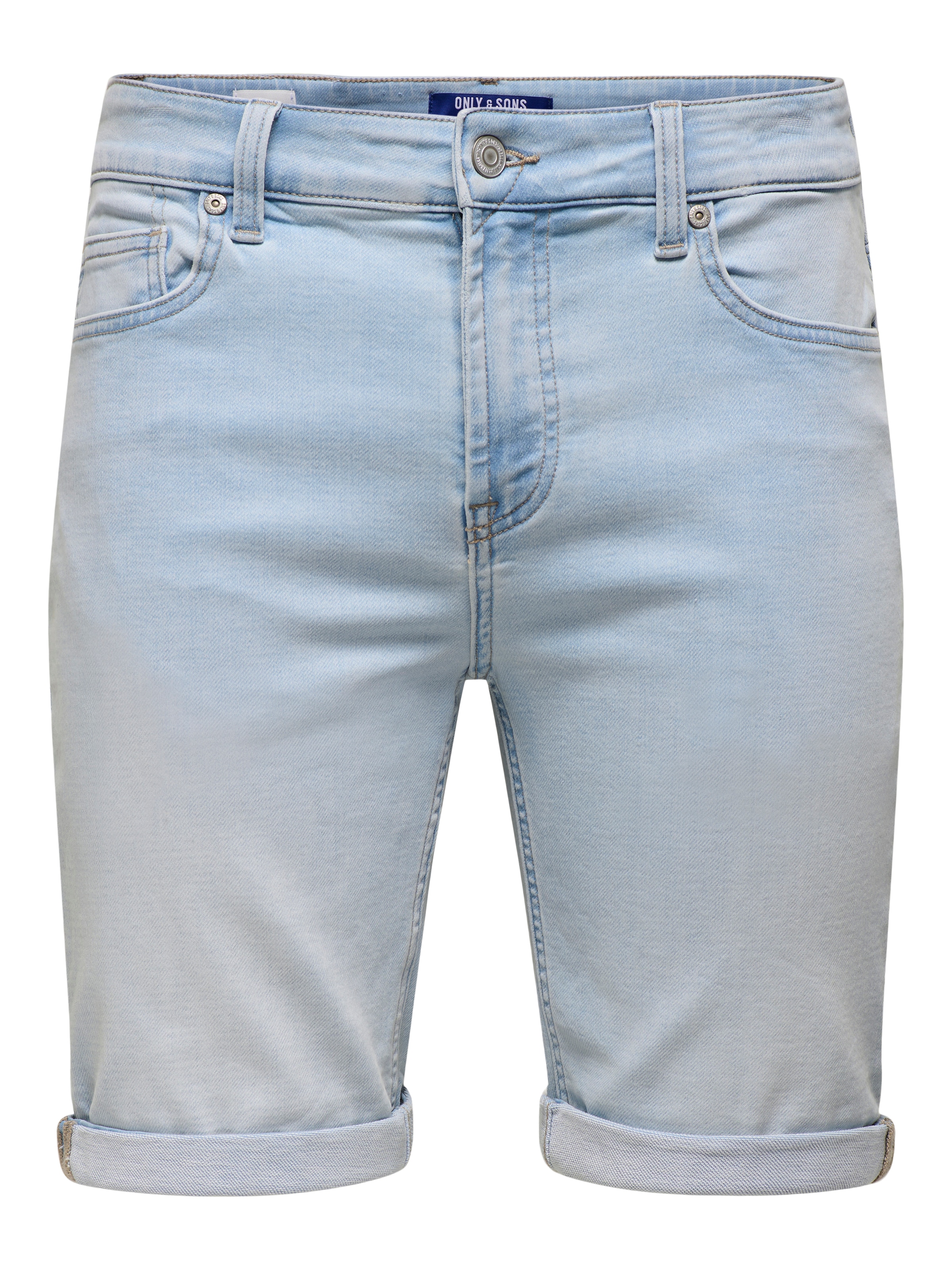 ONLY & SONS Jeansshorts »ONSPLY JOG LBD 0023 ANA DNM SHORTS NOOS« Baumwollmischung, regular fit
