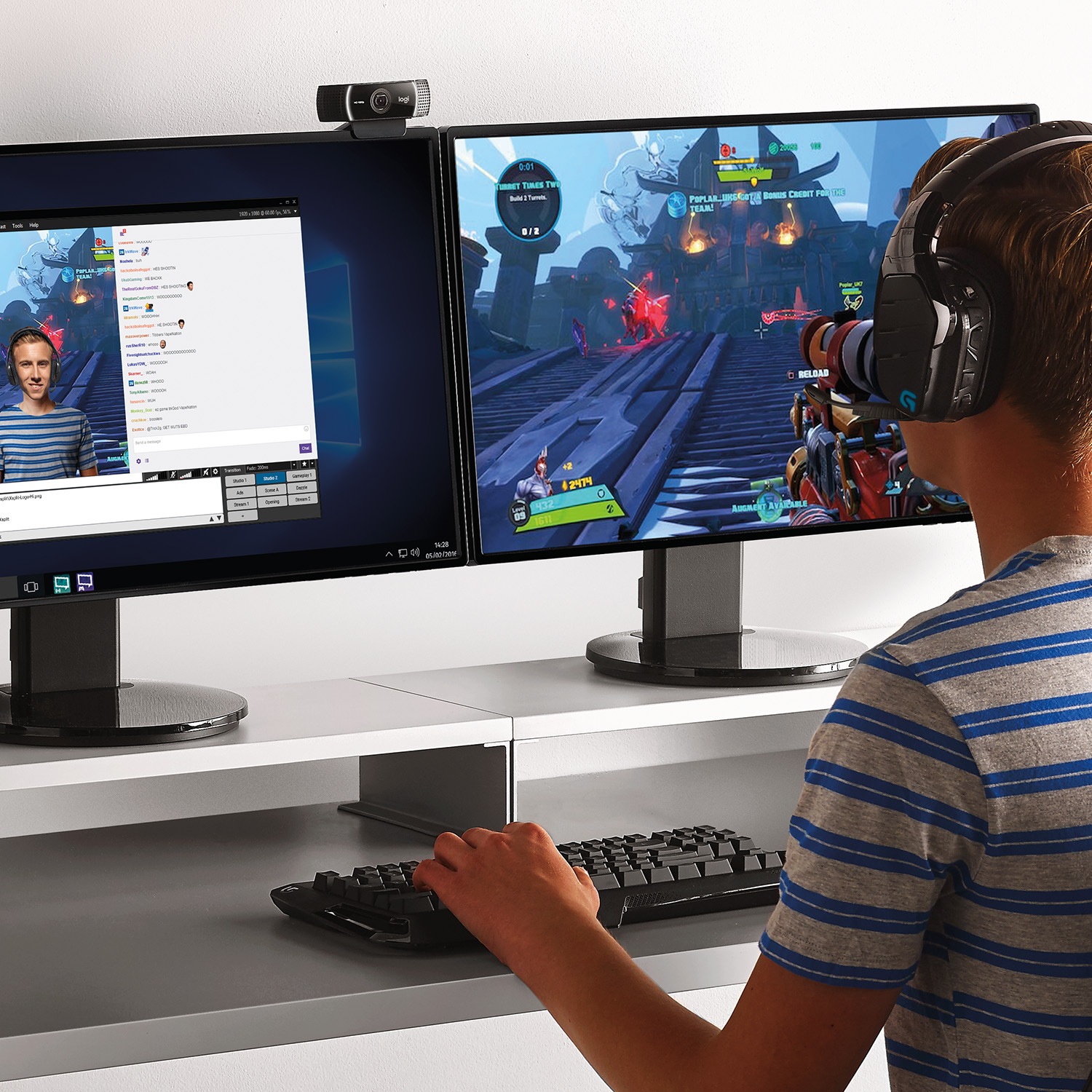 Logitech Webcam »C922« Full HD