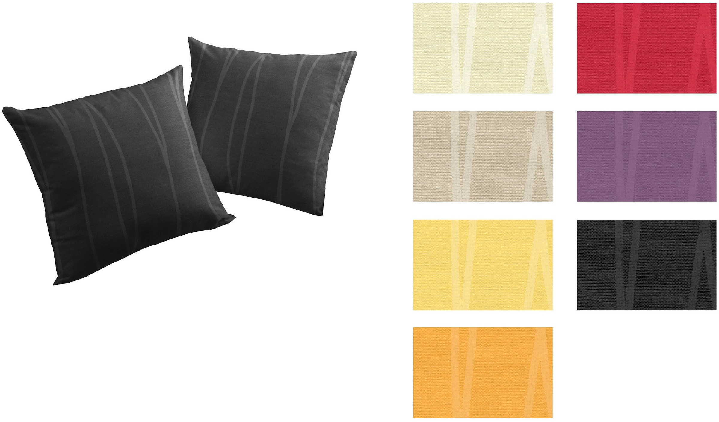 Wirth Coussin décoratif »LANGWASSER« Kissenhülle ohne Füllung, 2 Stück