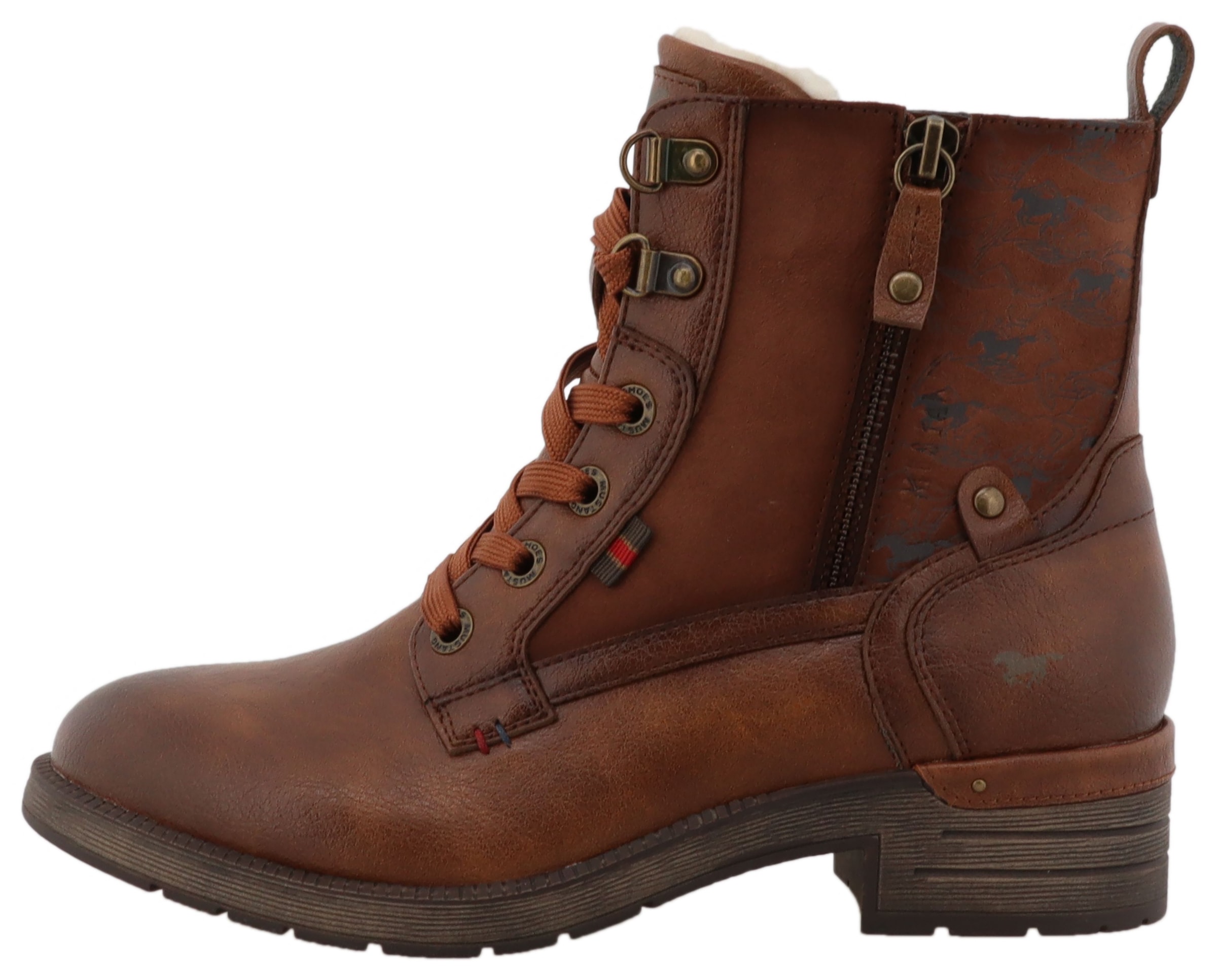 Mustang Shoes Bottes d'hiver »Gelja«  bottines d'hiver, boots avec fermeture éclair intérieure