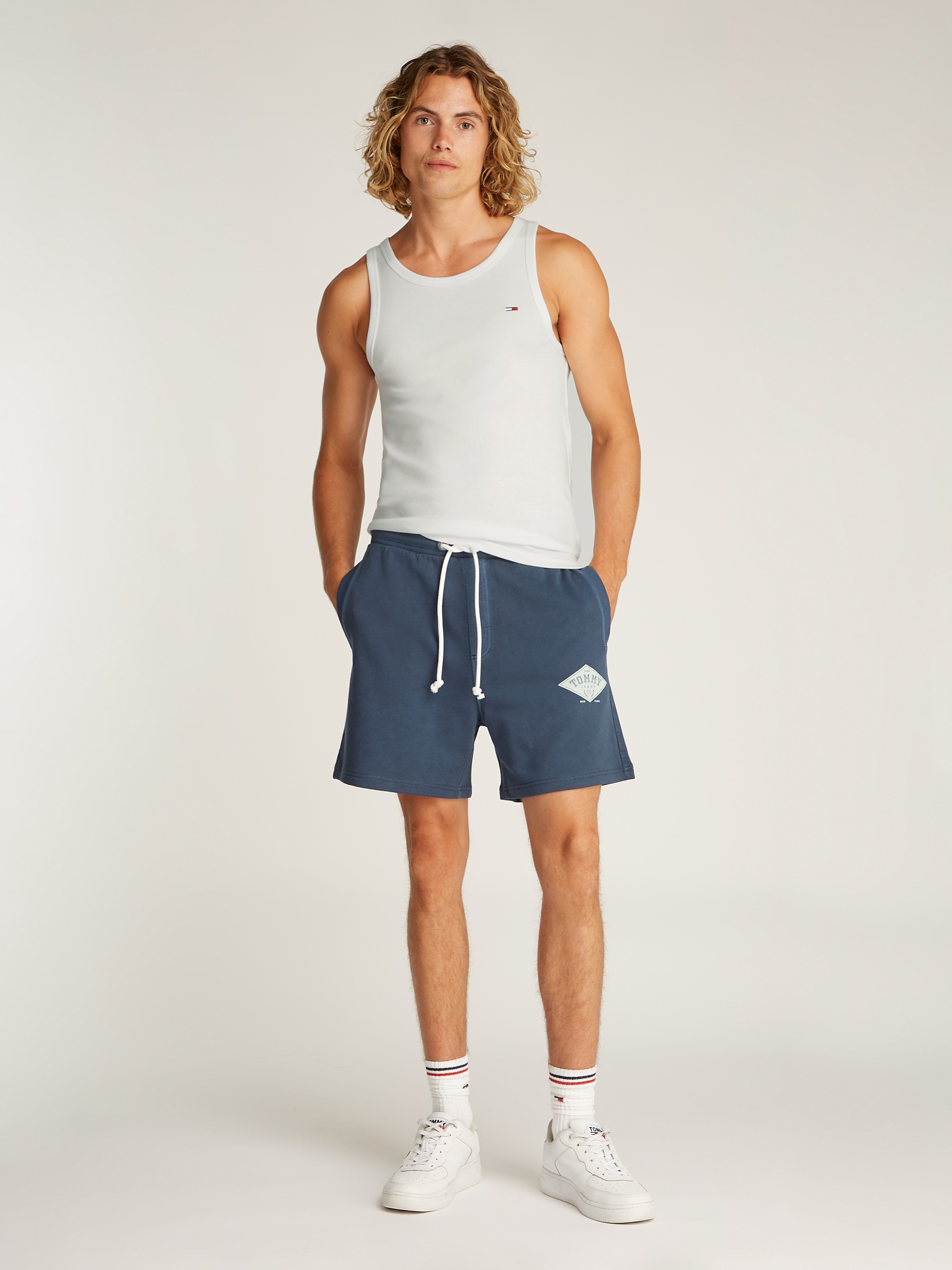 Tommy Jeans Débardeur »TJM XSLIM 2PCK RIB TANK EXT« Packung, 2er, 2 cuis mit gerippter Struktur