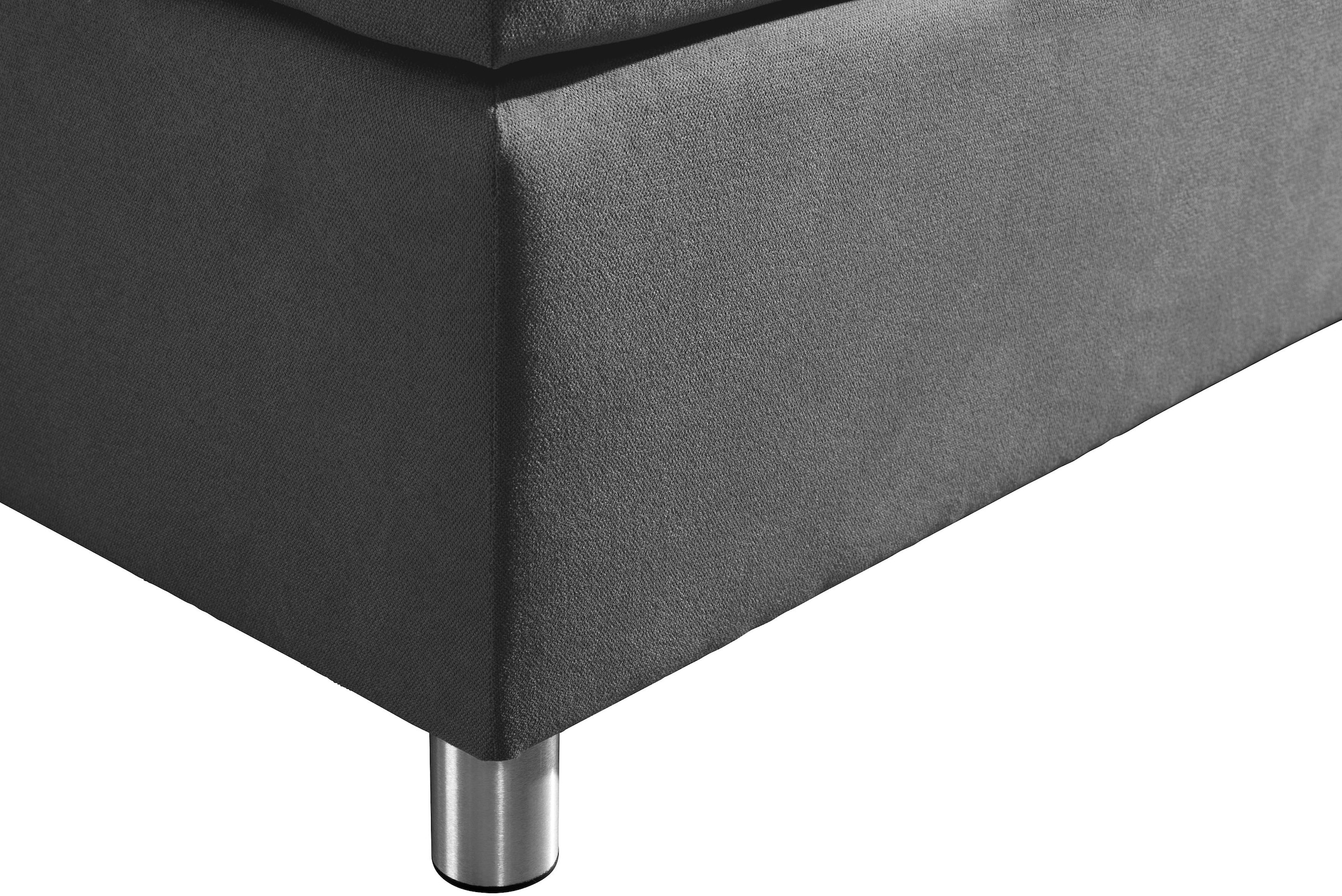 Home affaire Lit boxspring »Bernard, in verschiedenen Breiten« incl. topper, matelas disponible en H2, H3 ou H4