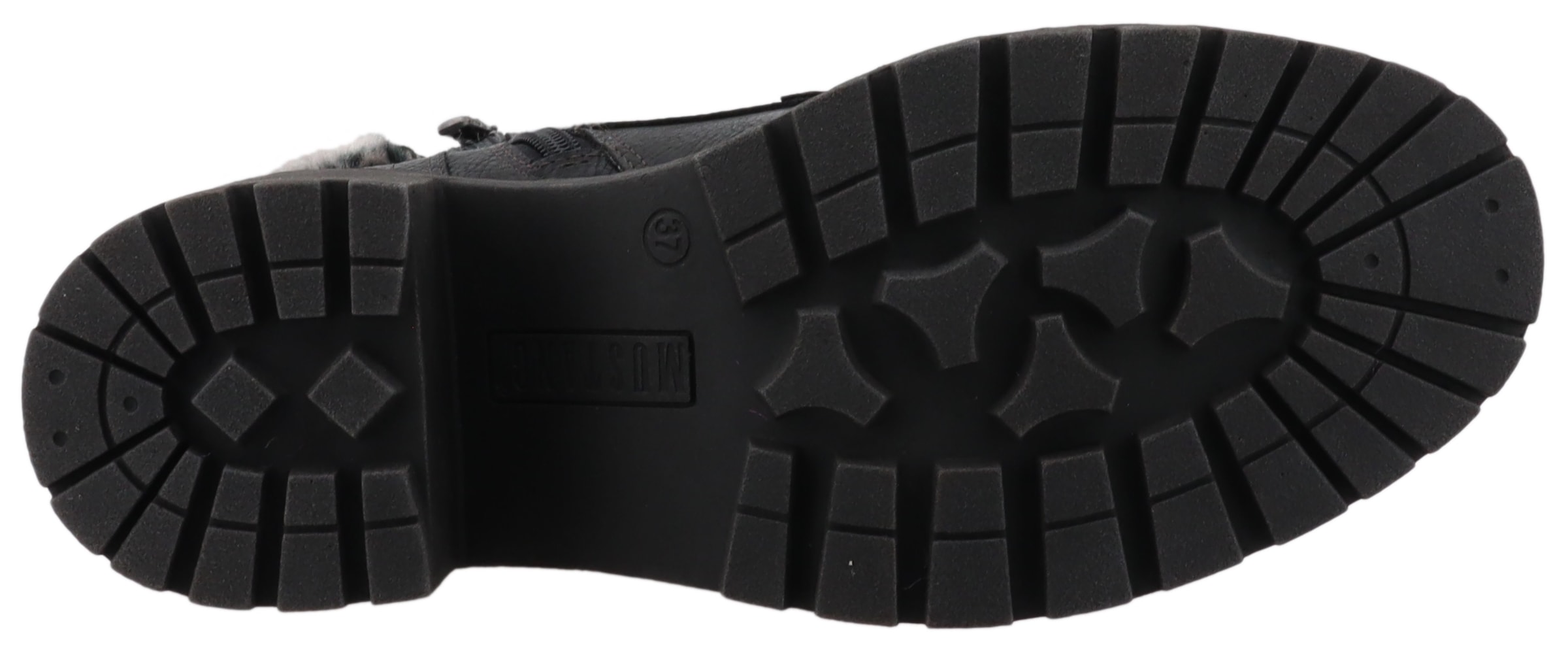 Mustang Shoes Bottes d'hiver »Leila«  bottes d'hiver avec col en fausse fourrure et talon bloc