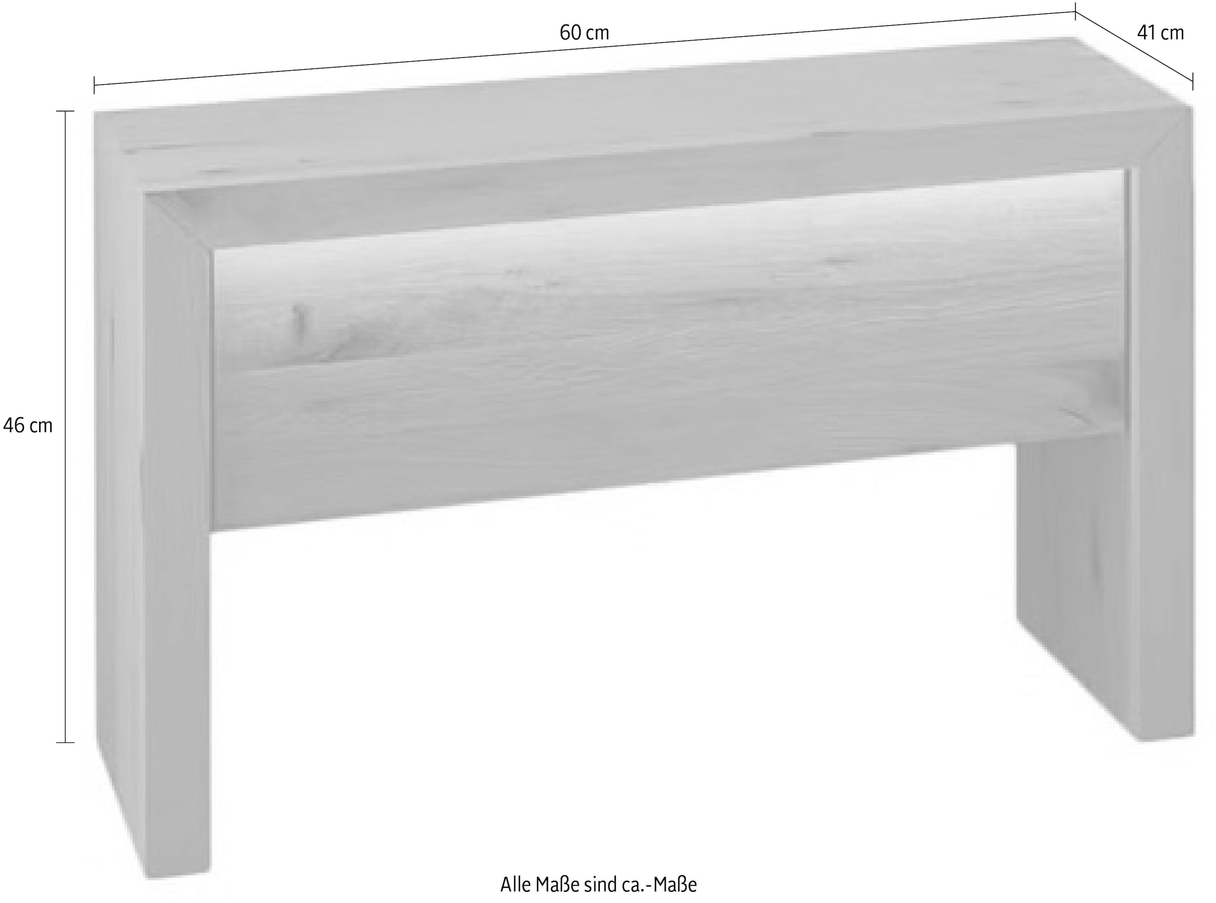 Home affaire Nachtkonsole »Ambroise« inkl. LED-Beleuchtung