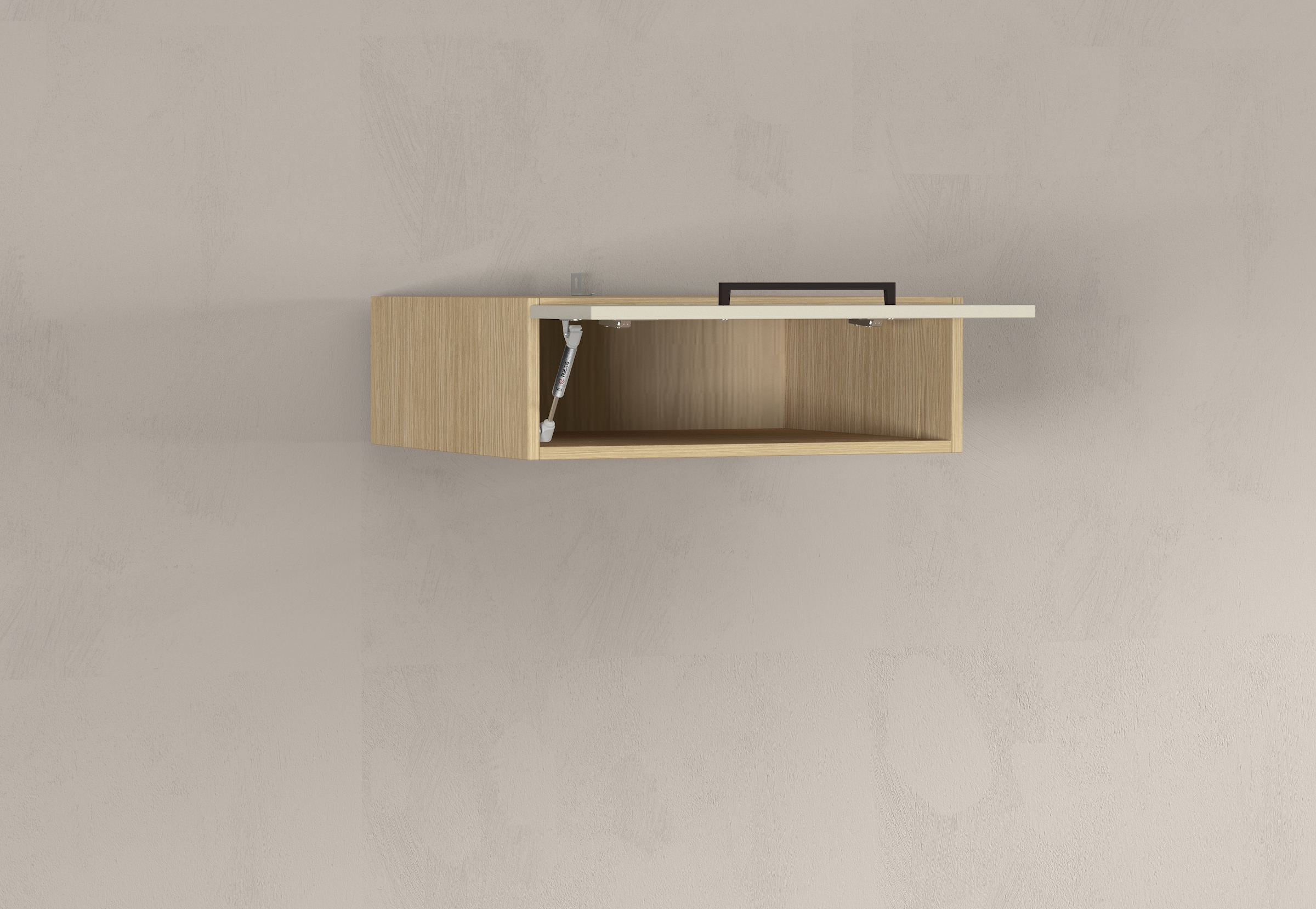 KOCHSTATION Armoire à poser »Luna, Hängeschrank, Küchenhängeschrank, Made in Italy« B/T/H: 60×60×20 cm, zusätzlicher Stauraum über der Arbeitsfläche