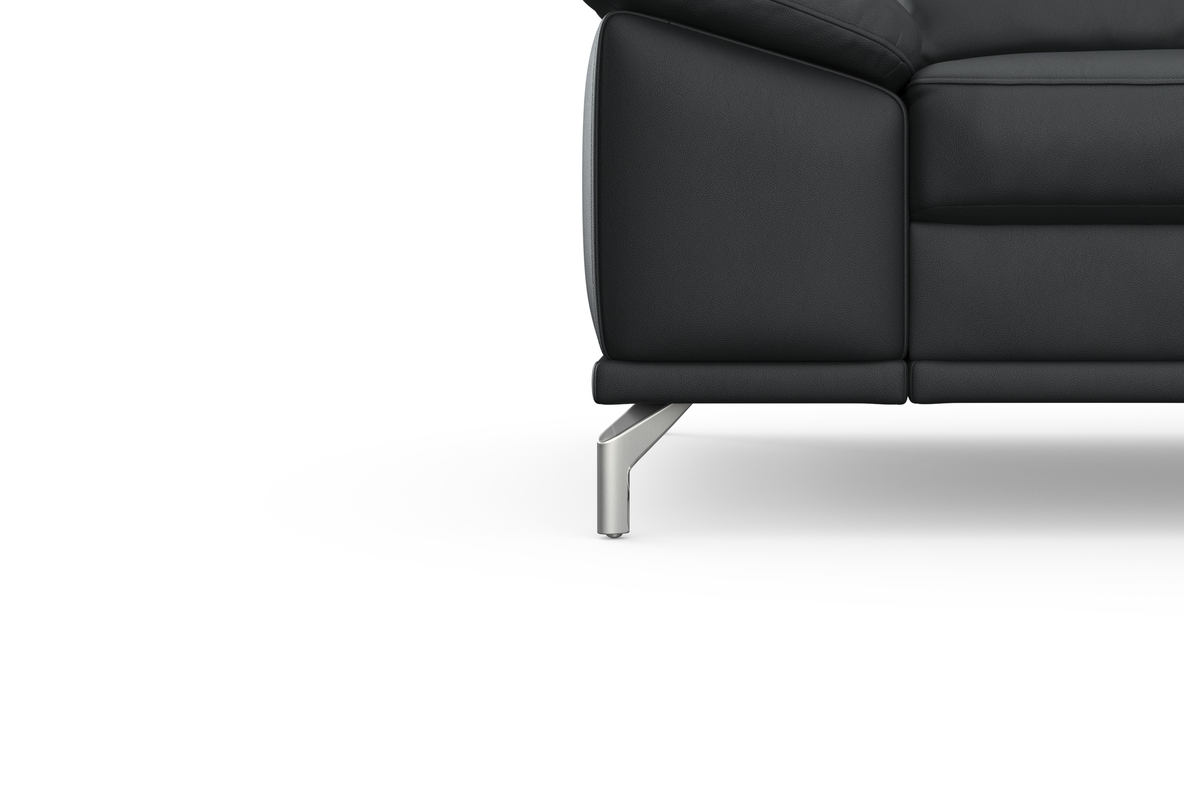 sit&more Ecksofa »Cabrio L-Form, B: 274 cm, mit Sitztiefen-, Arm- & Kopfteilverstellung« 3 Nierenkissen, Federkern, optional Bettfunktion und Stauraum