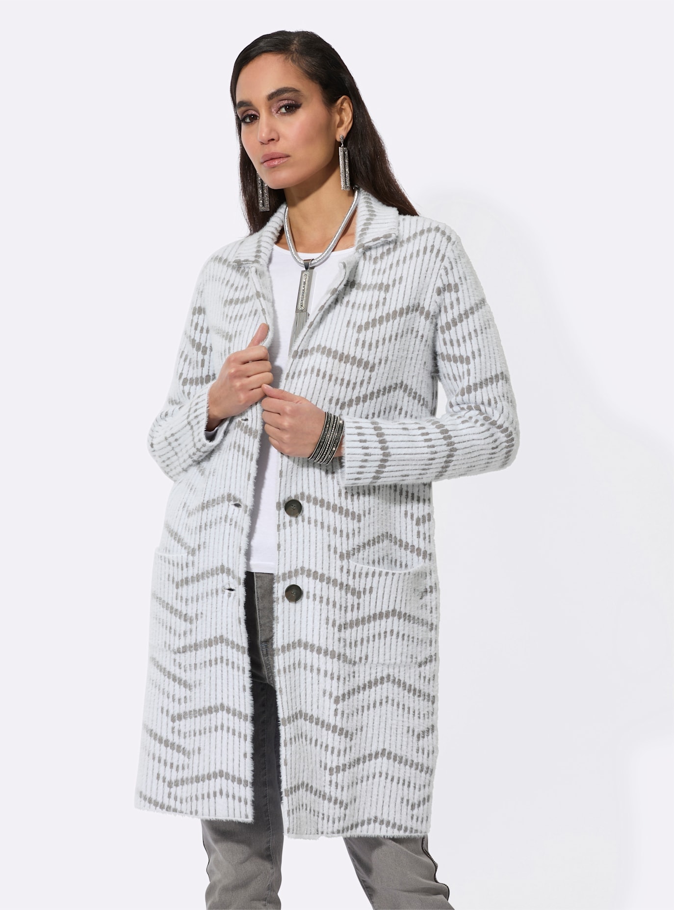 creation L Veste en tricot