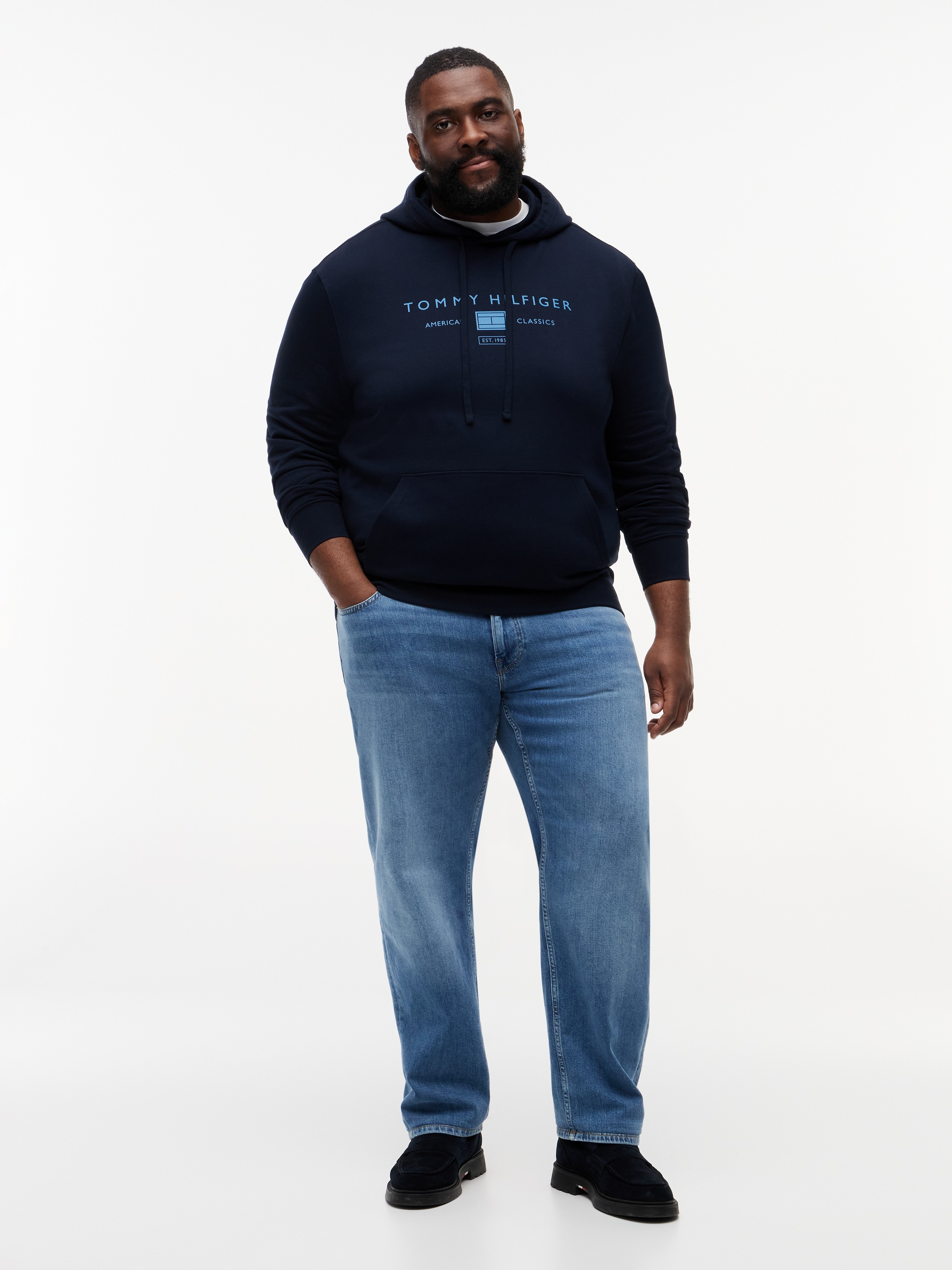 Tommy Hilfiger Big & Tall Hoodie »BT-BRAND L0VE TR MONO STOCK«, grandes tailles, coupe normale
