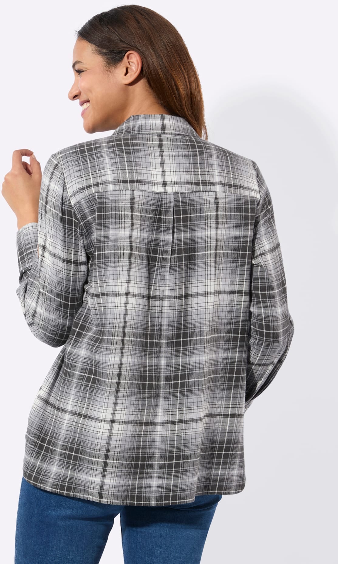 Casual Looks Blouse en flanelle