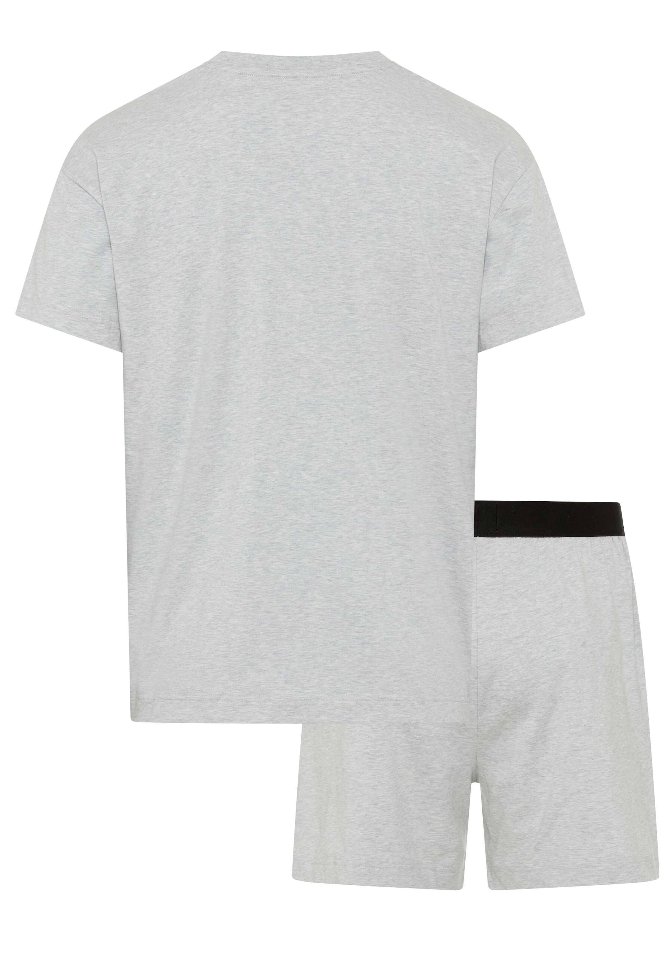 HUGO Underwear Pyjama »GALAXY SHORT SET« Set, 2 mit HUGO-Aufnäher, Stretch-Baumwolle, Regular Fit