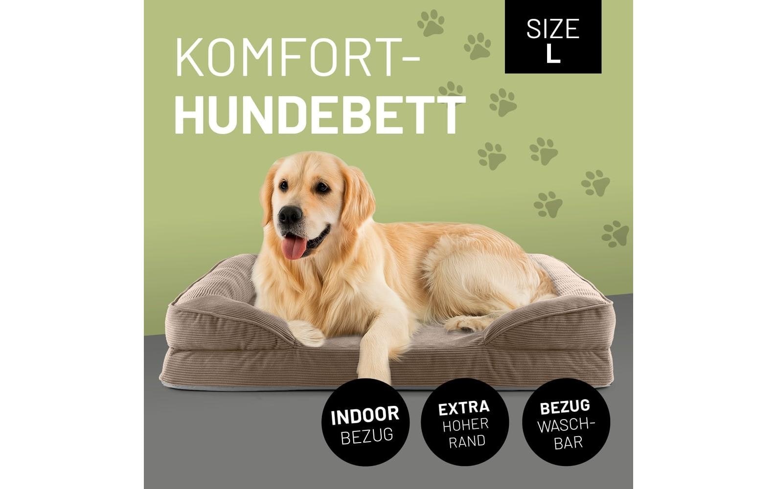 Lumaland Hundebett »Indoor Cord L«