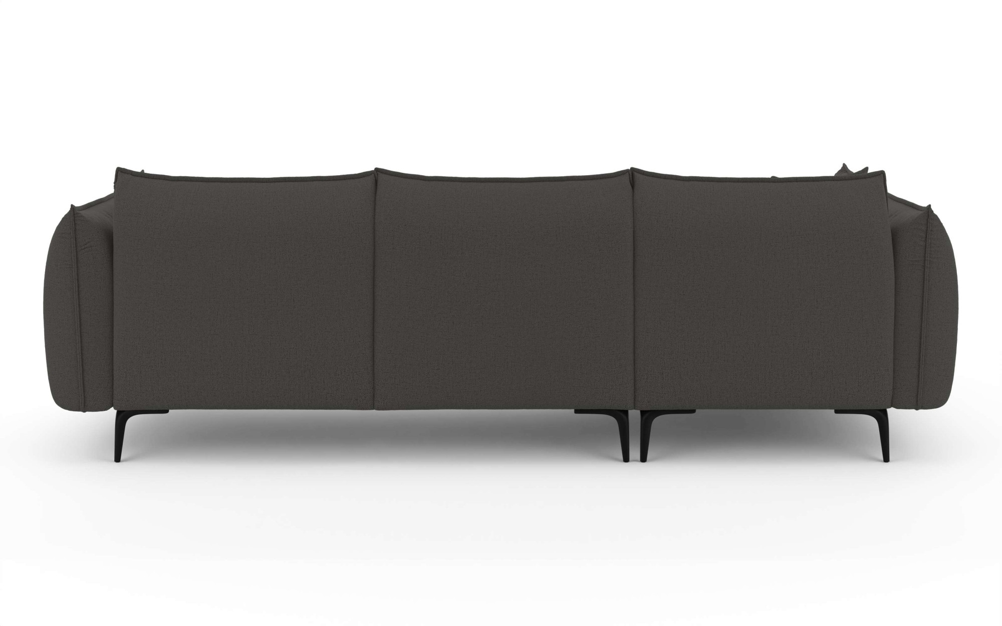 LeGer Home by Lena Gercke Canapé d'angle »Adelita mit Ottomane links oder rechts bestellbar, B/H/T 270/97/168« forme en L avec suspension ondulée, comprend 2 coussins décoratifs