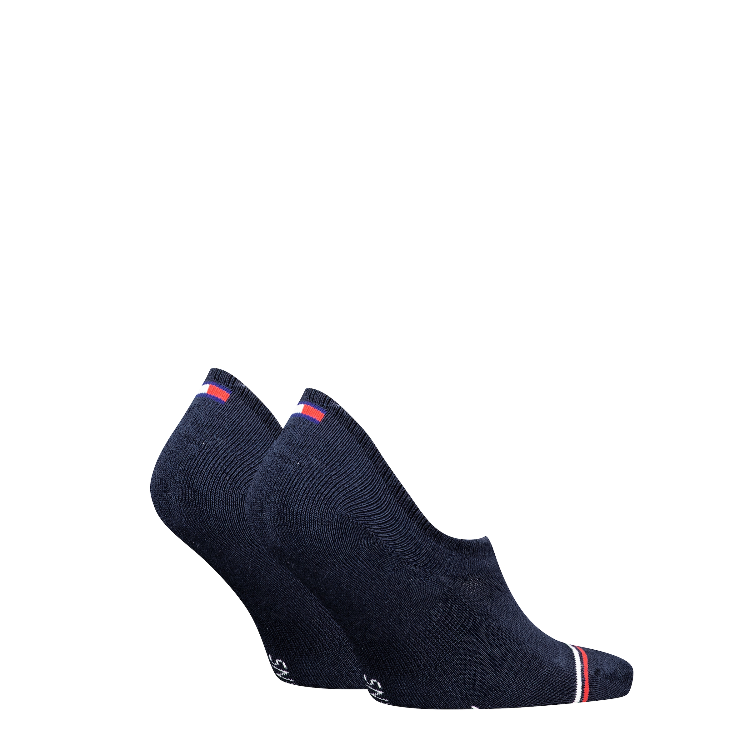 Tommy Hilfiger Chaussons »TH UNI TJ FOOTIE 2P ICONIC« 2 paires,  avec étiquette drapeau tricotée