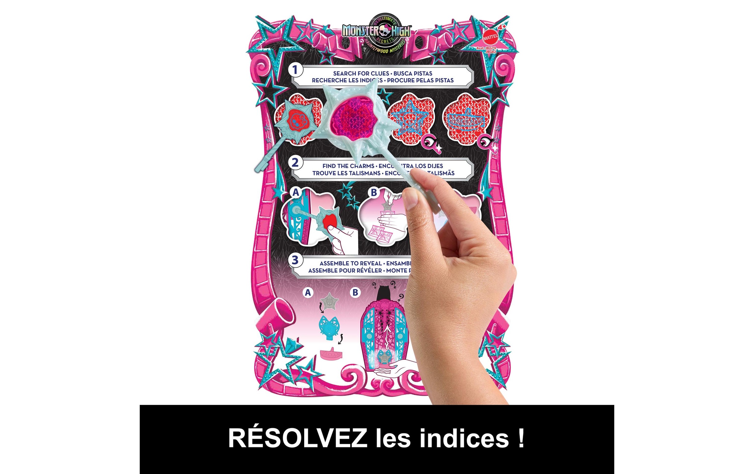 MonsterHigh™ Anziehpuppe »Monster High Catty Puppe« Puppe mit mehr als 19 Überraschungen