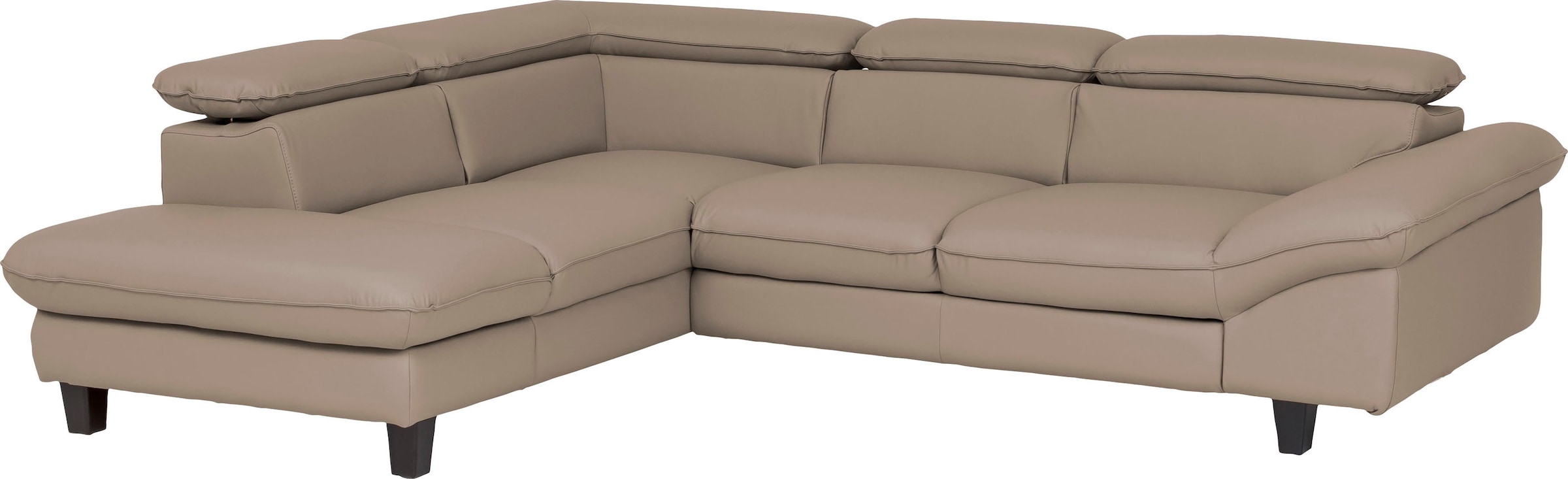 GOODproduct Ecksofa »Pilot L-Form« mit Kopfteilverstellung, wahlweise mit Schlaffunktion & Bettkasten