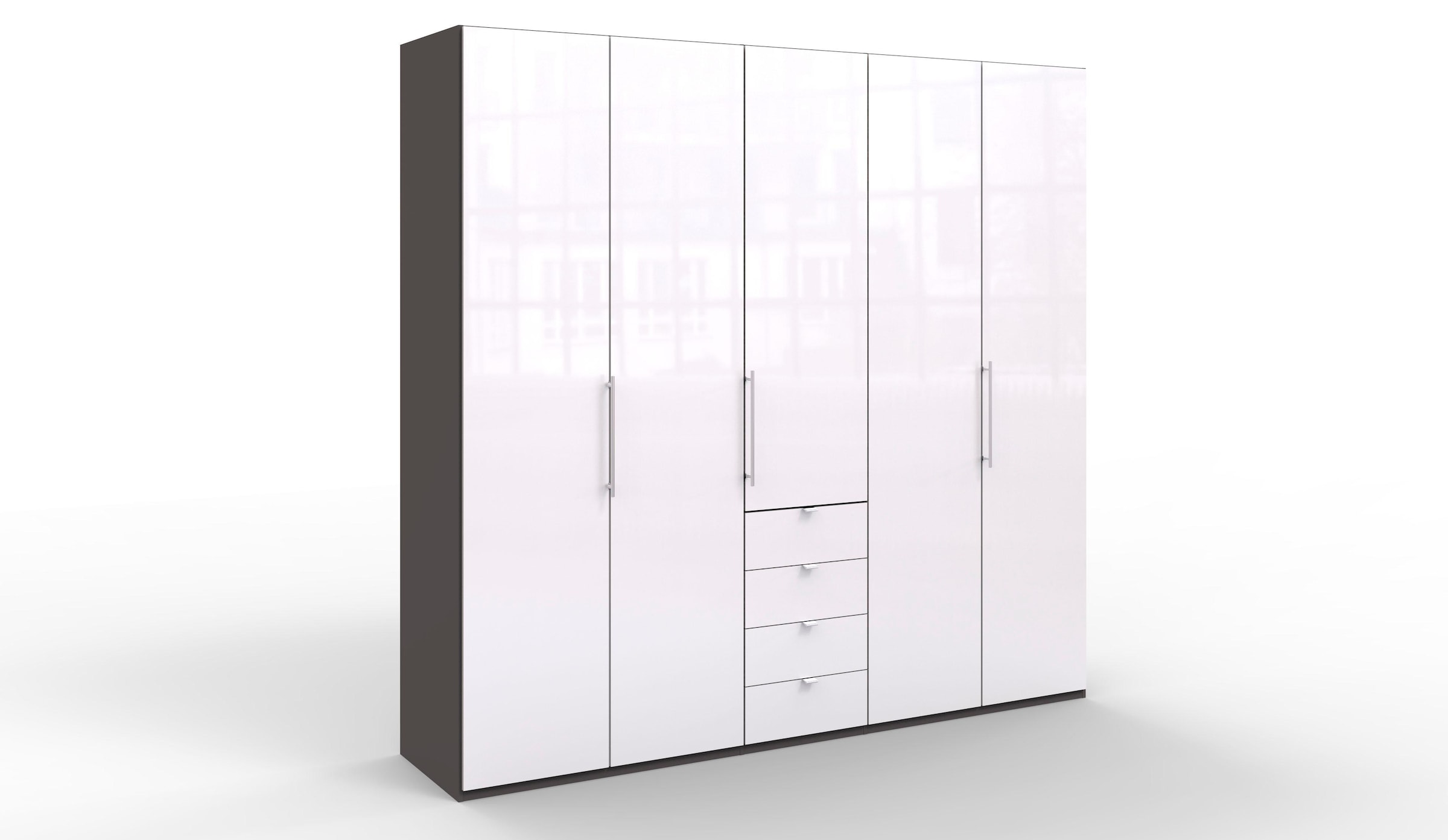 WIEMANN Kleiderschrank »Loft« Glasfront