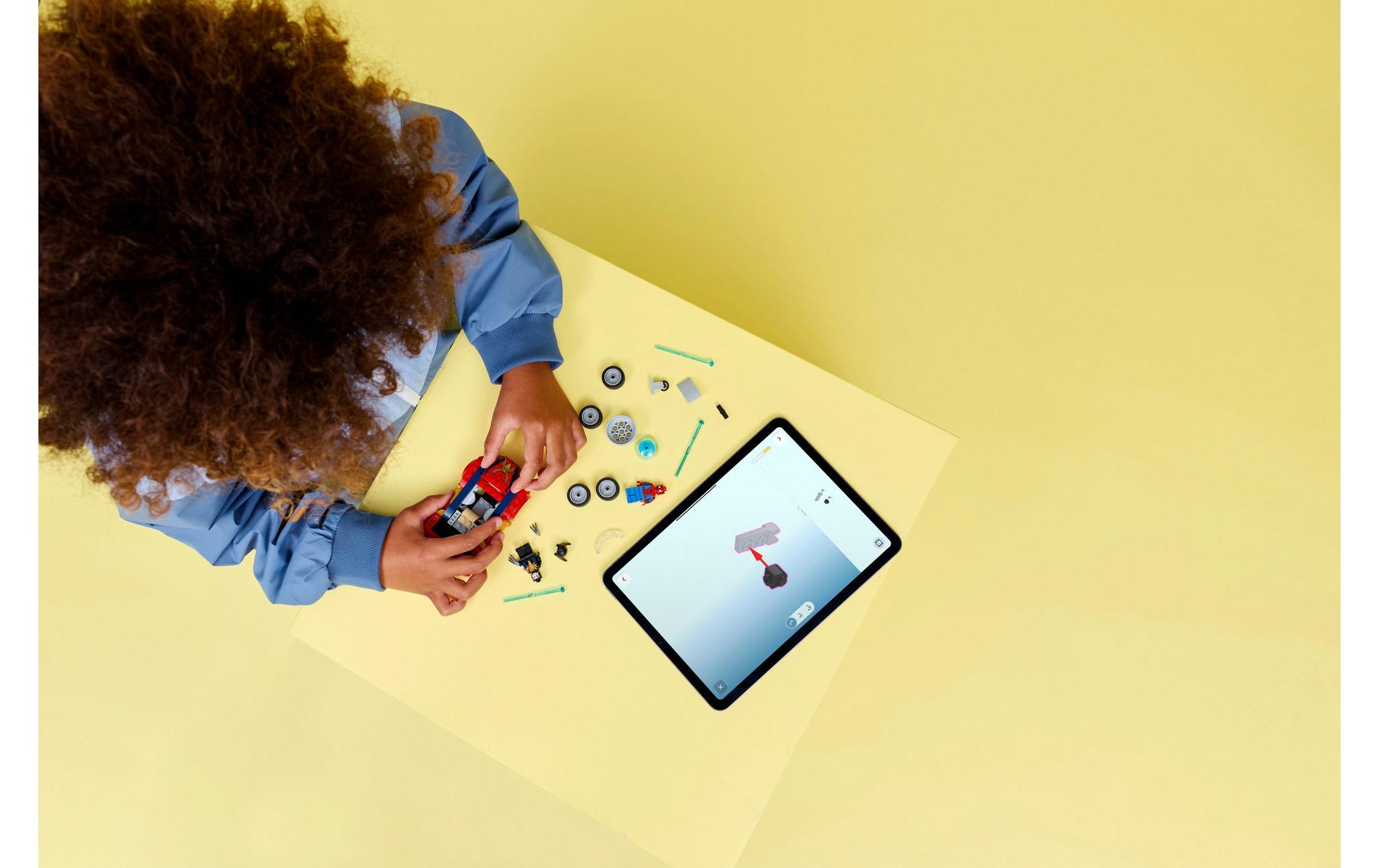 LEGO® Konstruktionsspielsteine »Marvel Spider-Man Auto vs. Venomized Wolverine 76336«