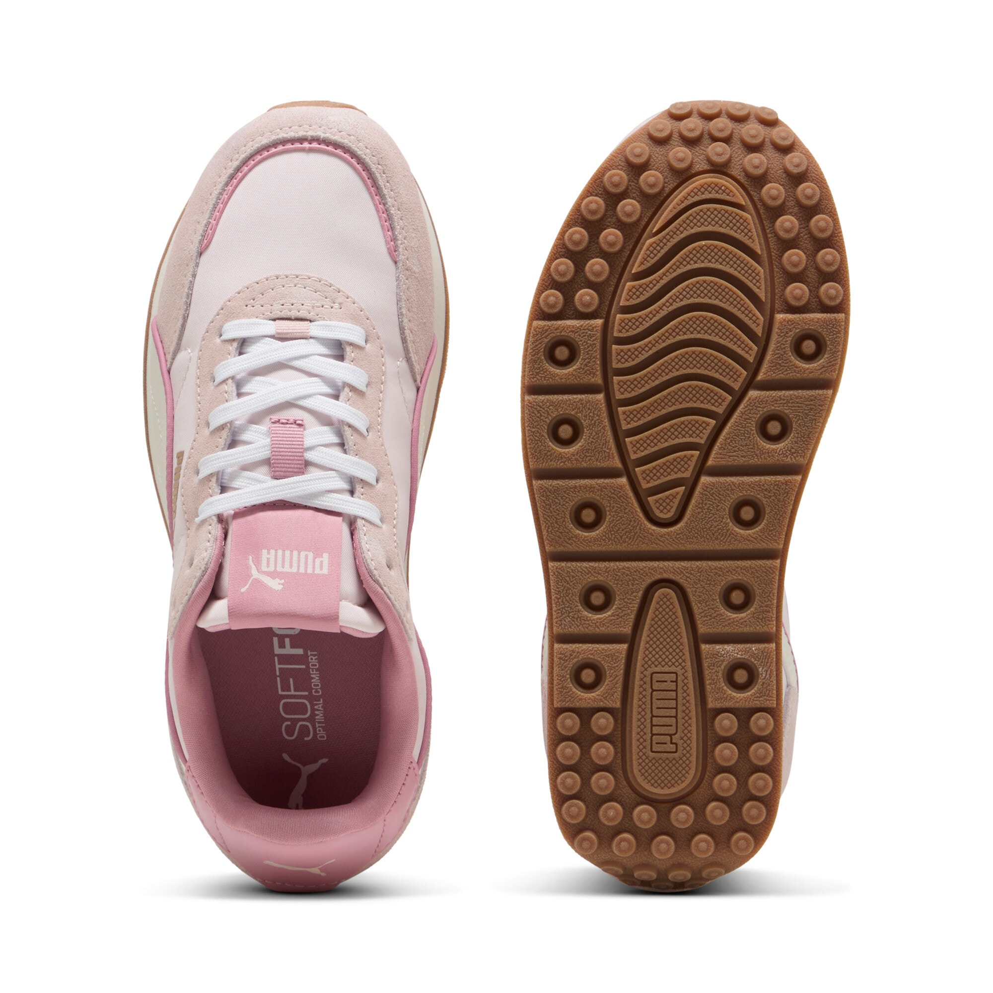 PUMA Sneakers »ST MILER ROSE«  Obermaterial aus Leder, Innenmaterial aus Textil