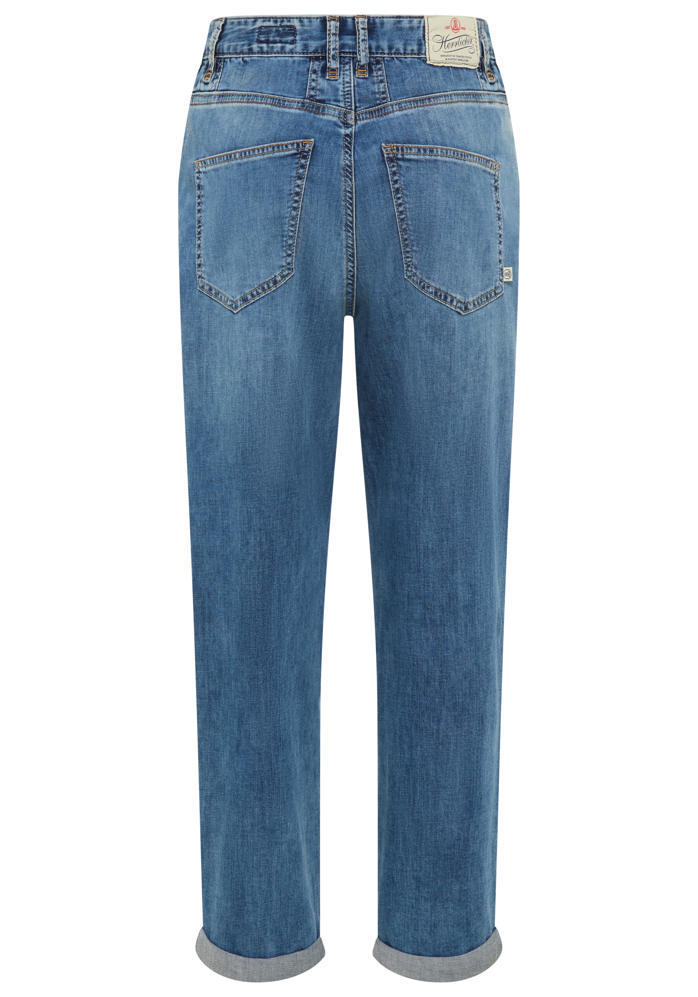 Herrlicher Straight-Jeans »Brooke Denim Light« krempelbar