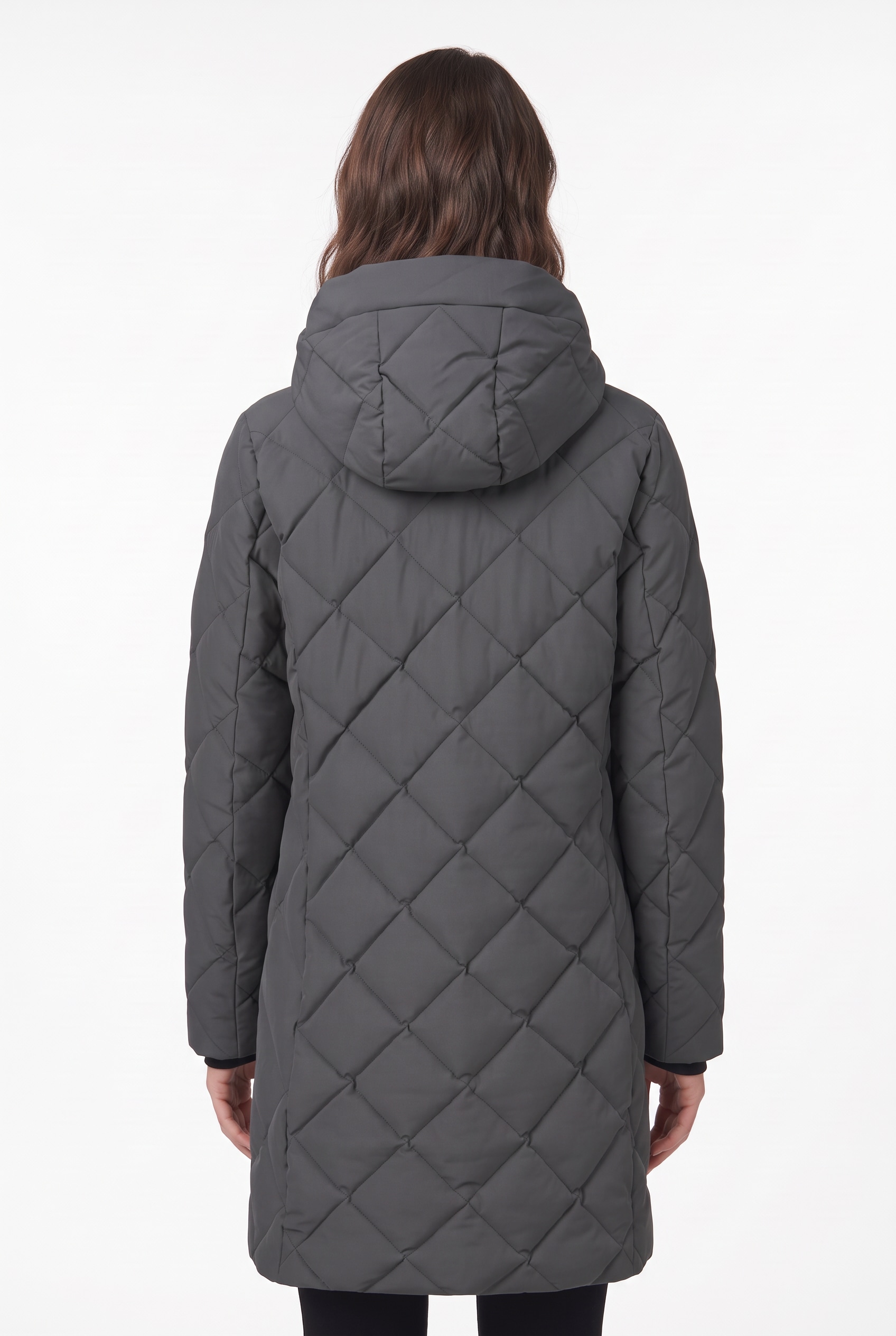 CMP Manteau matelassé »WOMAN COAT FIX HOOD« avec capuche, style sportif, doublure en polyester