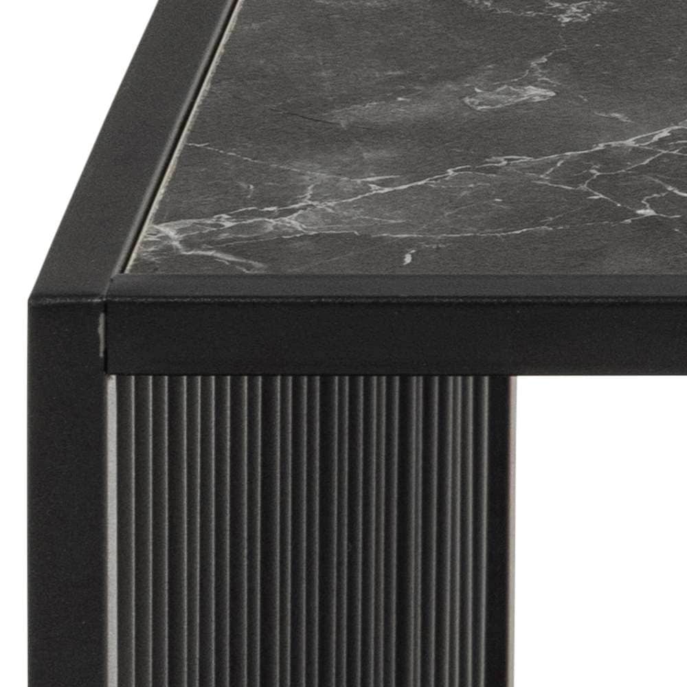 ACTONA GROUP Couchtisch »Strington, Marmoroptik schwarz - modern & stilvoll, pflegeleicht« Couchtisch, Beistelltisch, Kaffeetisch,  OTTOs Choice,  Glasplatte & Metallgestell, verschiedene  Formen
