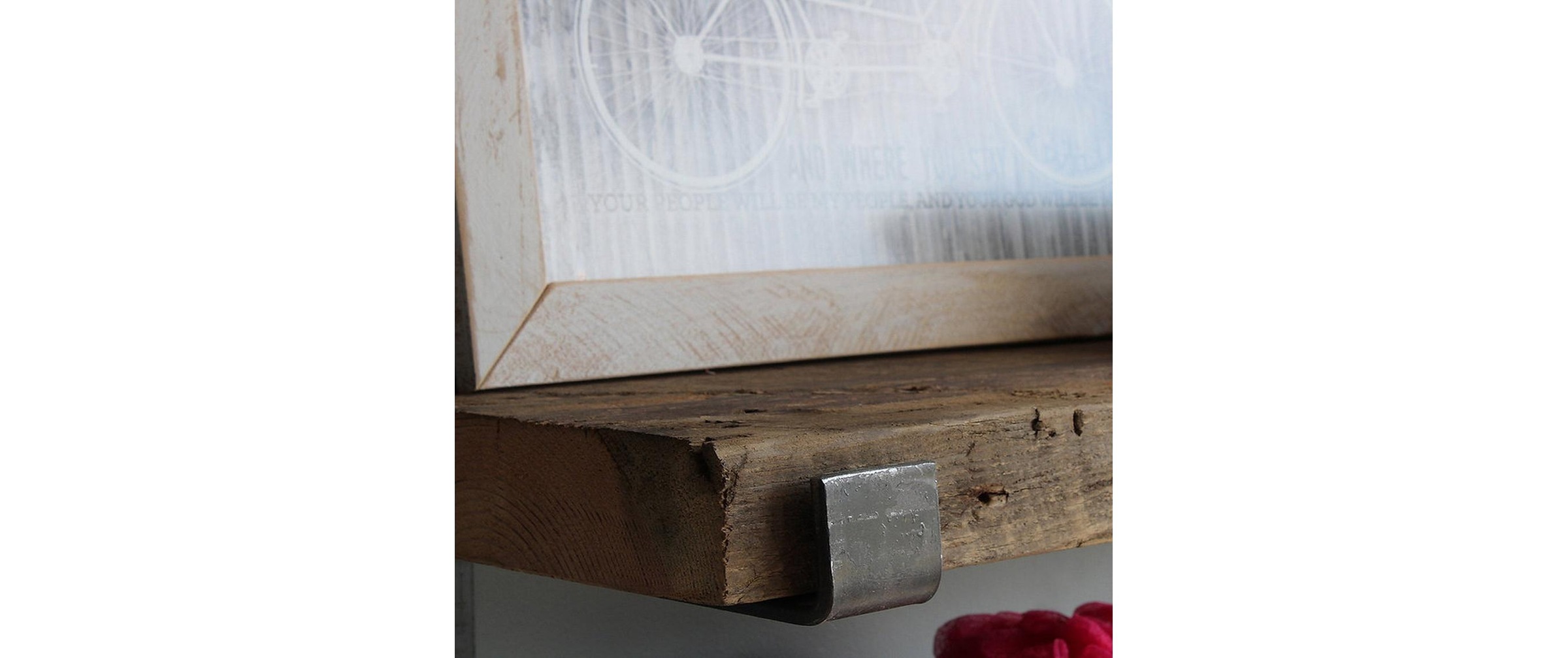 WOODY FASHION Wandregal »LAM004 2 Stück, 60 x 16 x 14 cm,«