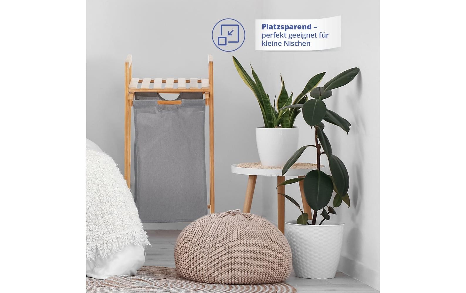 Lumaland Panier à linge »Bambus 30 l«